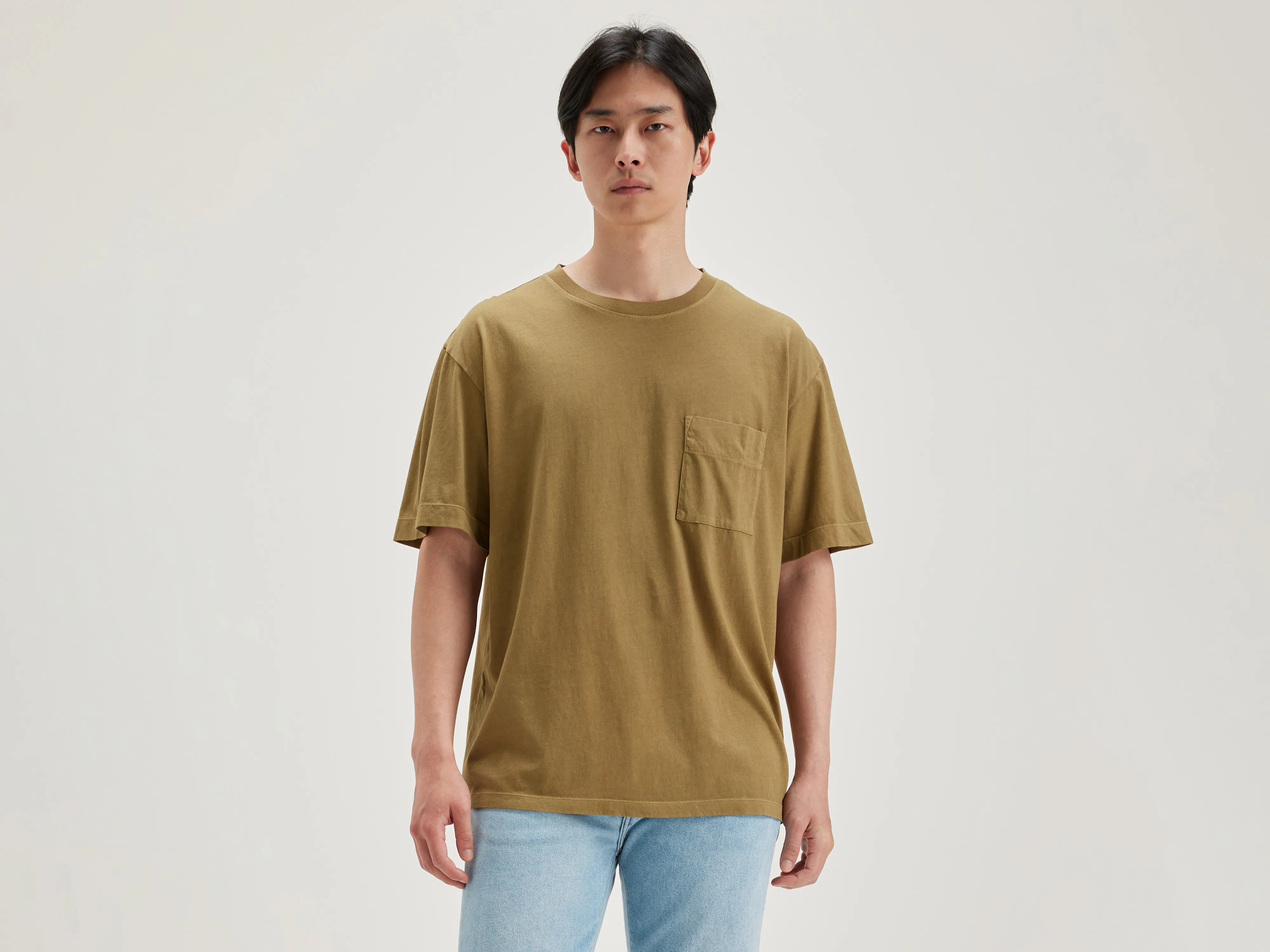 Vanick korte mouwen t-shirt (242 / M / TAN)