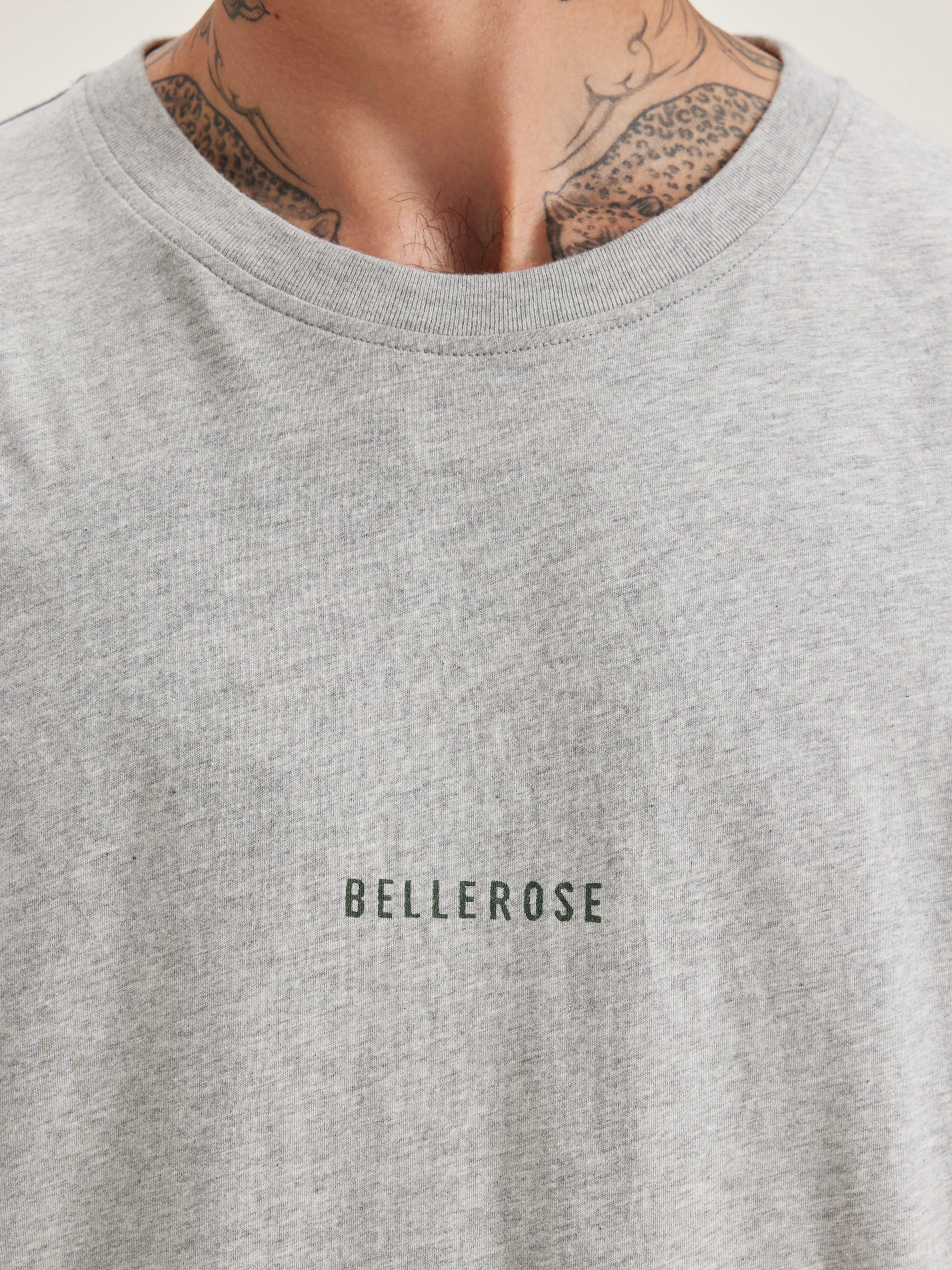 T-shirt À Manches Courtes Vanice - Heather grey Pour Homme | Bellerose