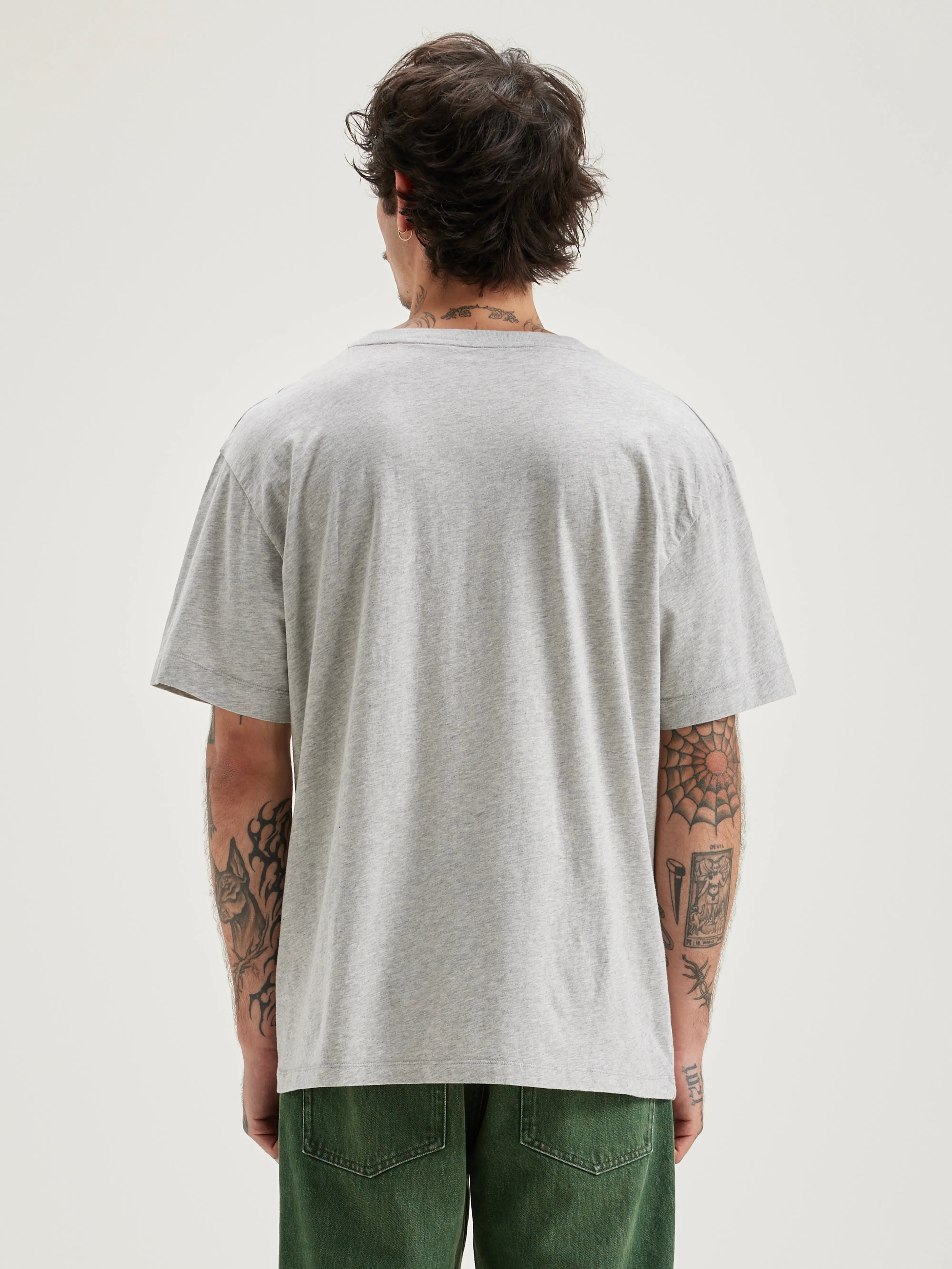 T-shirt À Manches Courtes Vanice - Heather grey Pour Homme | Bellerose