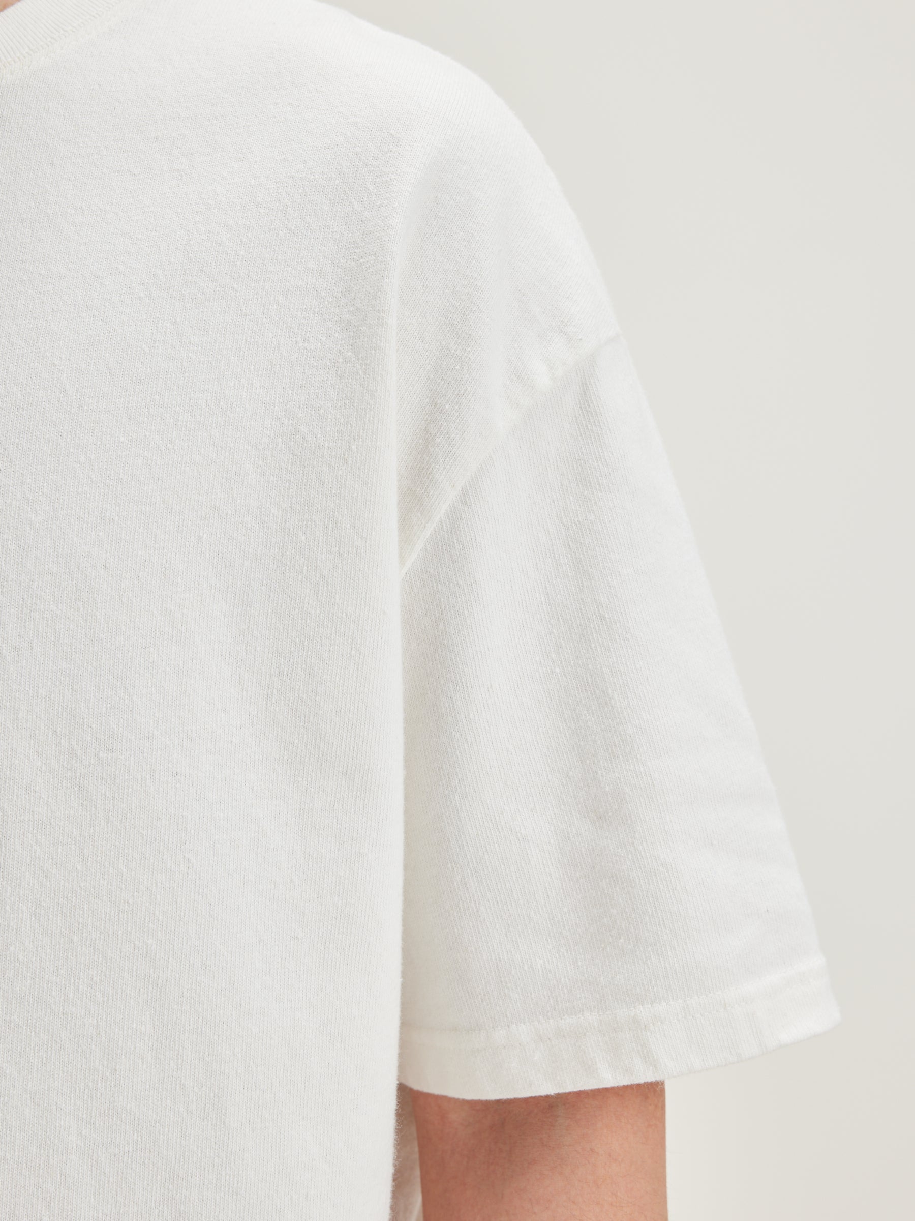 Vouch Korte Mouwen T-shirt - Off white Voor Heren | Bellerose