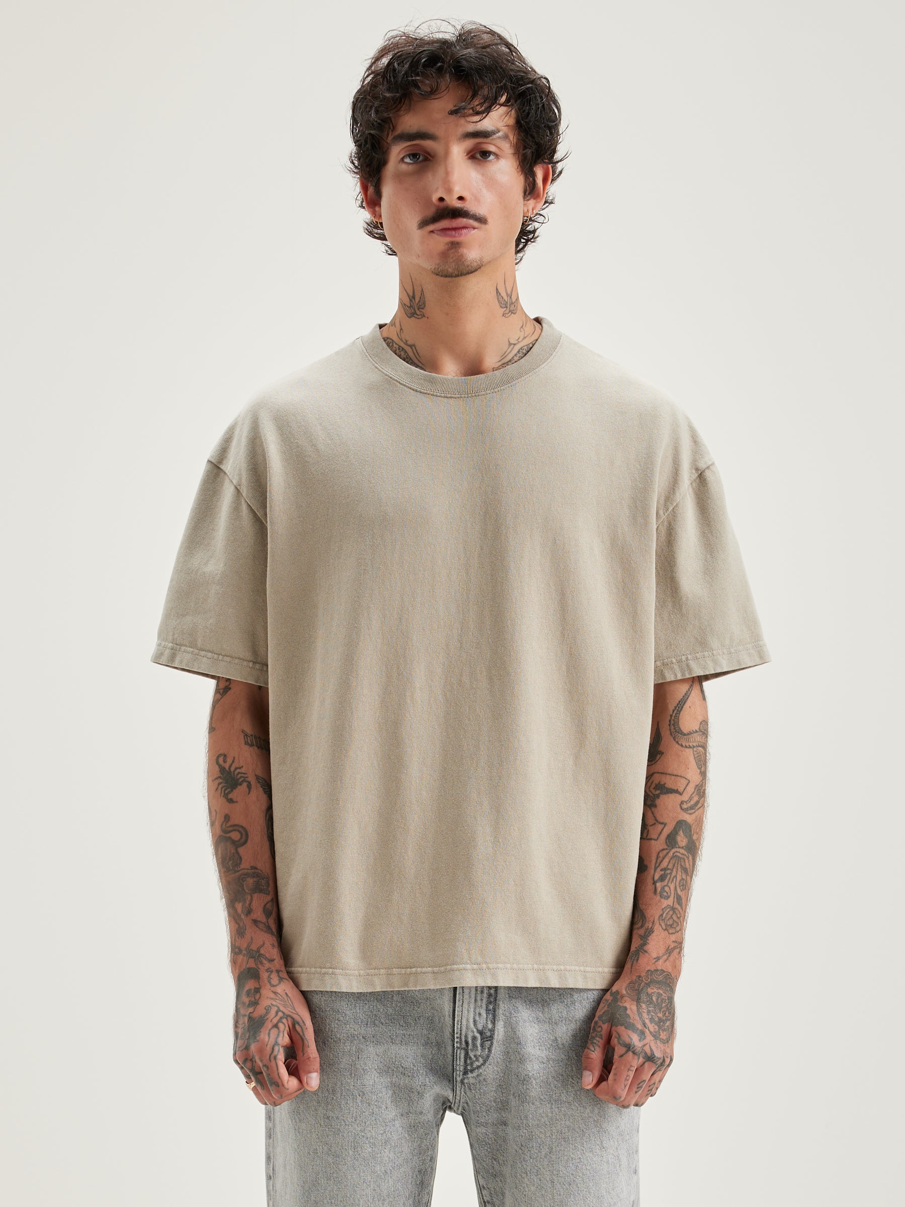 Vouch Korte Mouwen T-shirt - Wolf Voor Heren | Bellerose