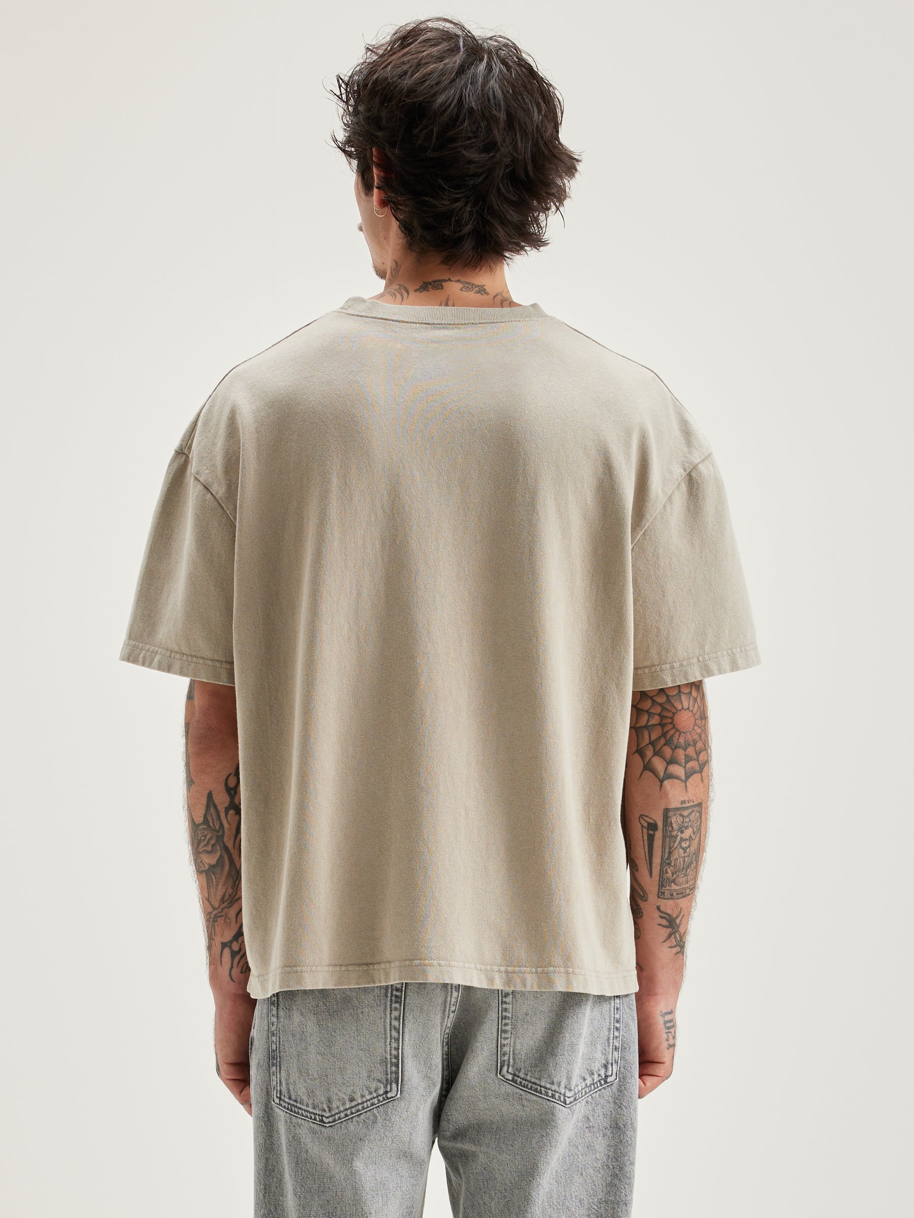 Vouch Korte Mouwen T-shirt - Wolf Voor Heren | Bellerose