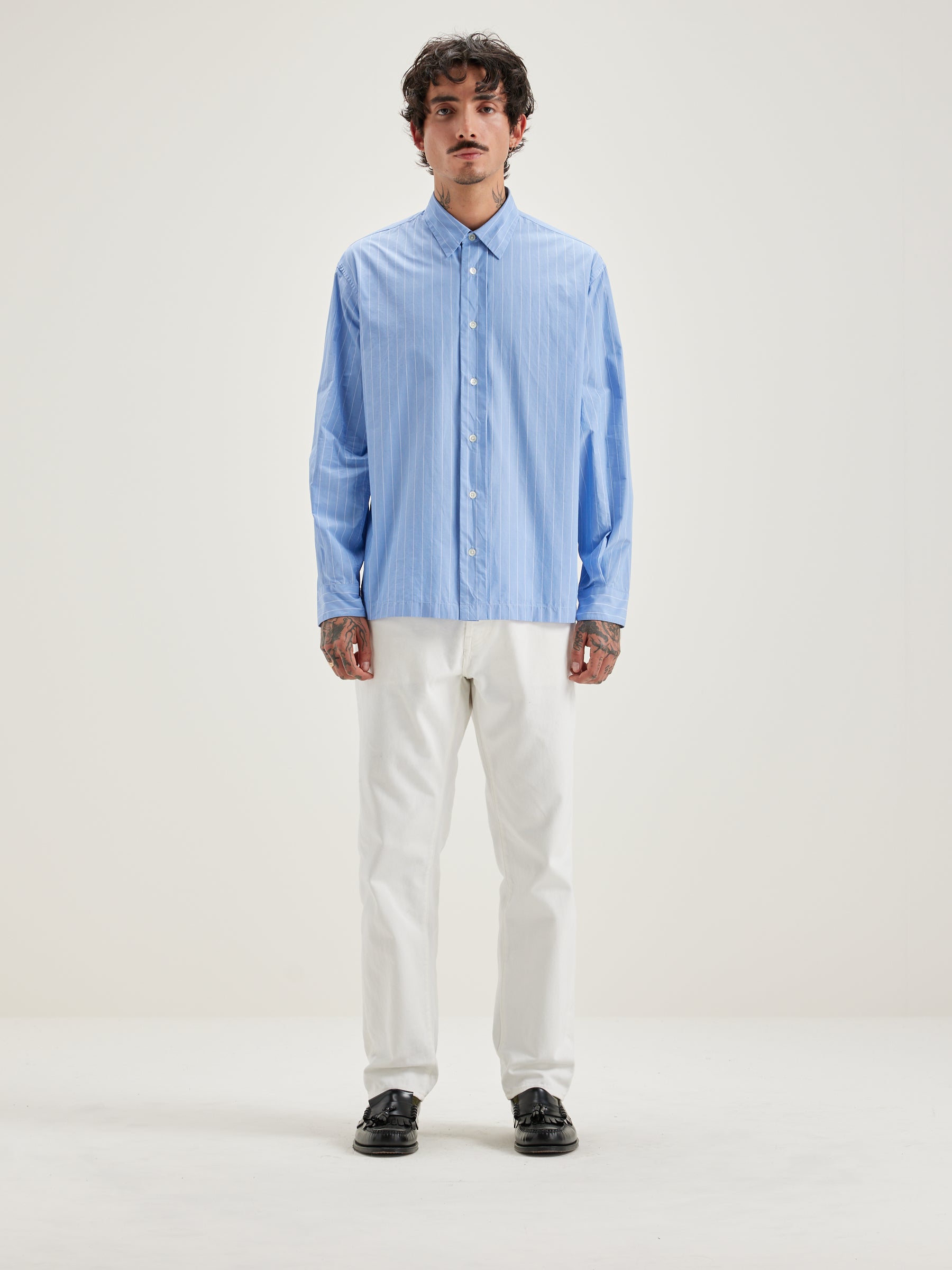 Flippy Striped Shirt - Azurine For Men | Bellerose