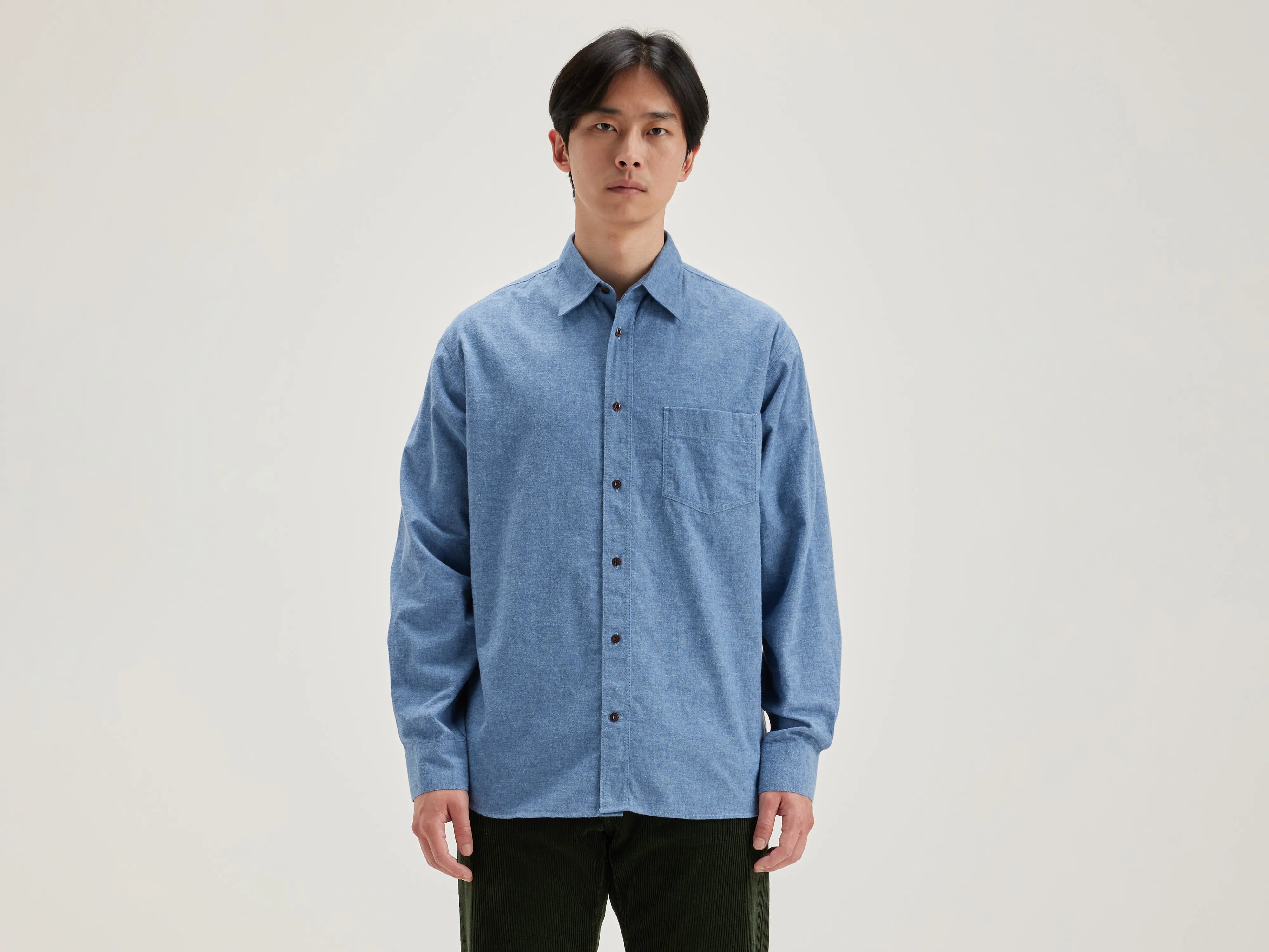 Lighty relaxed shirt (242 / M / DENIM)