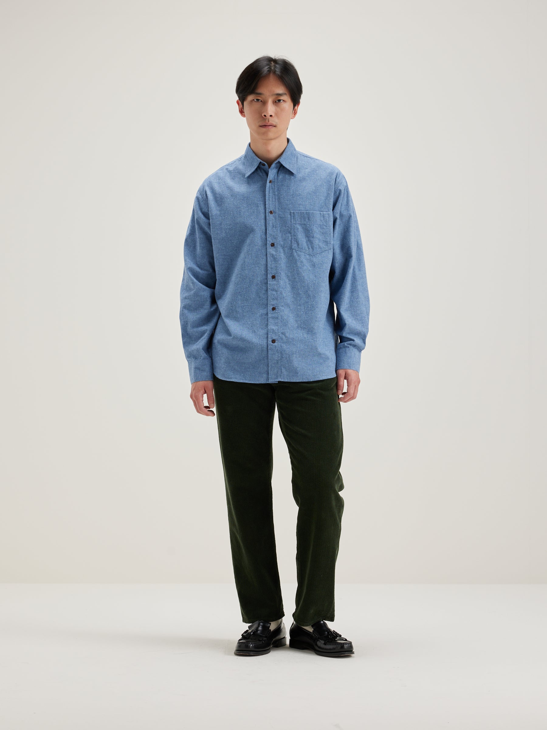 Lighty Relaxed Shirt - Denim For Men | Bellerose