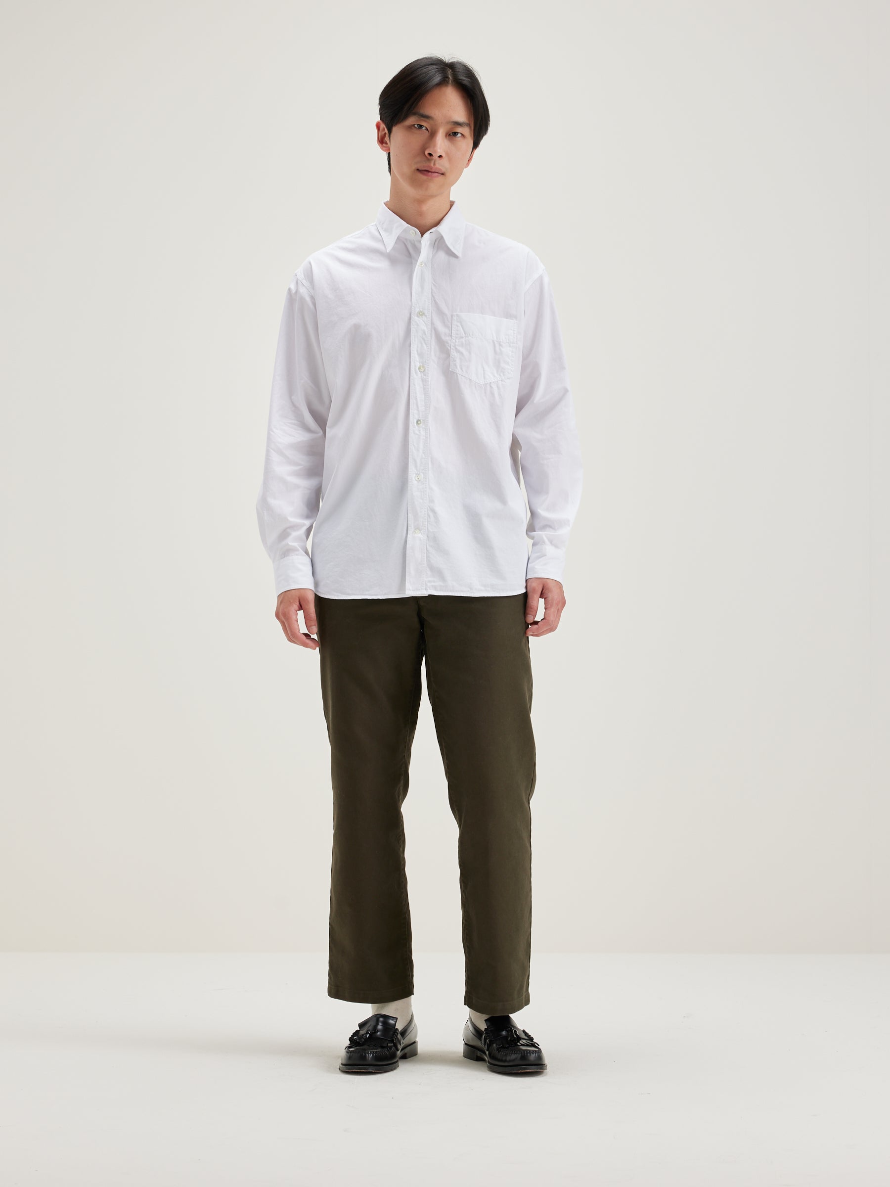 Lighty Relaxed Shirt - White For Men | Bellerose