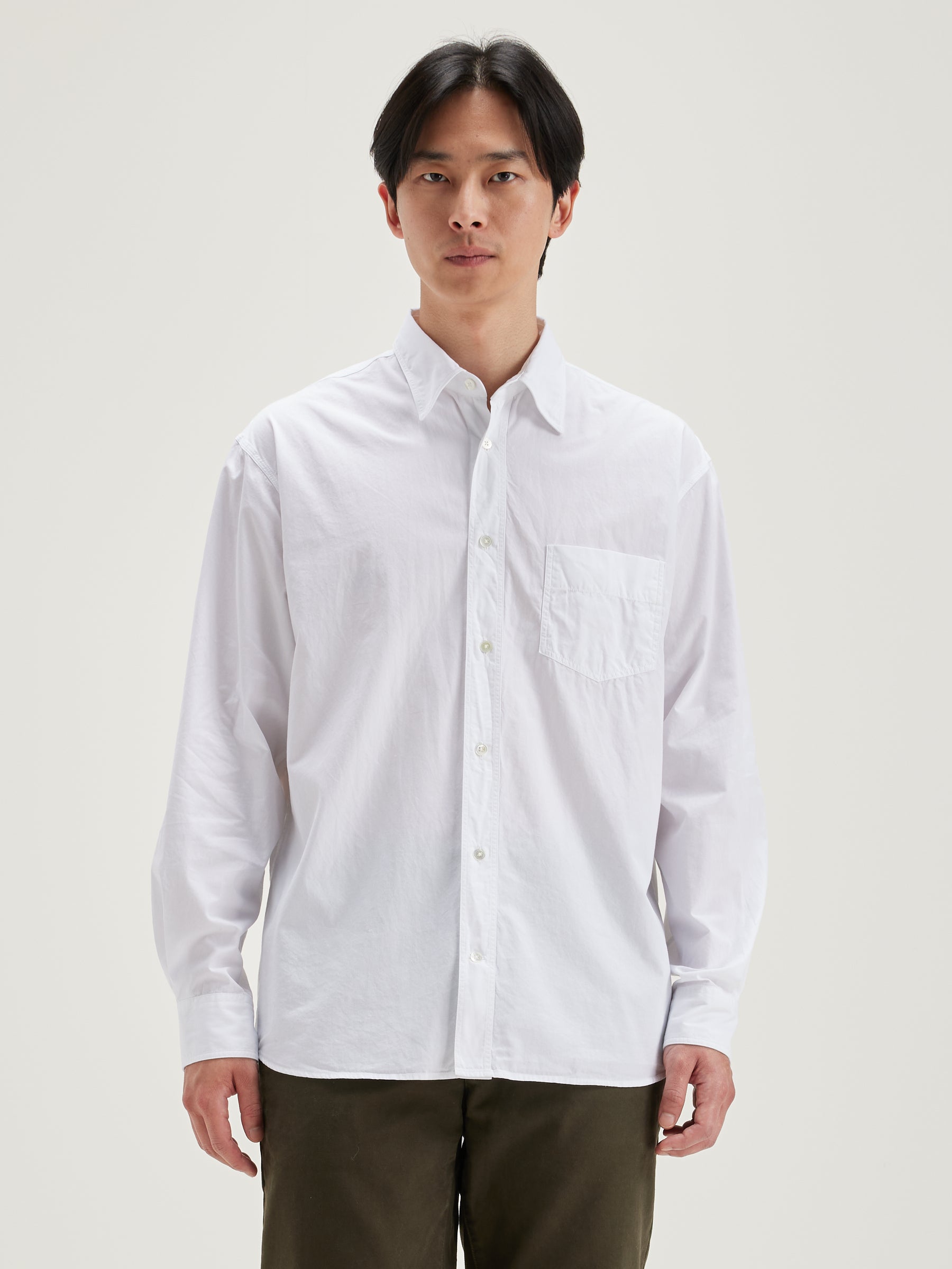 Lighty Relaxed Shirt - White For Men | Bellerose