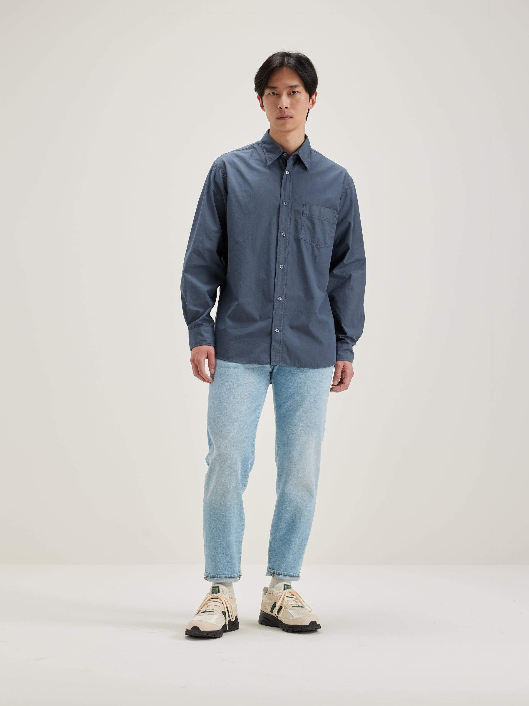 Lighty Relaxed Shirt - Blue nights For Men | Bellerose