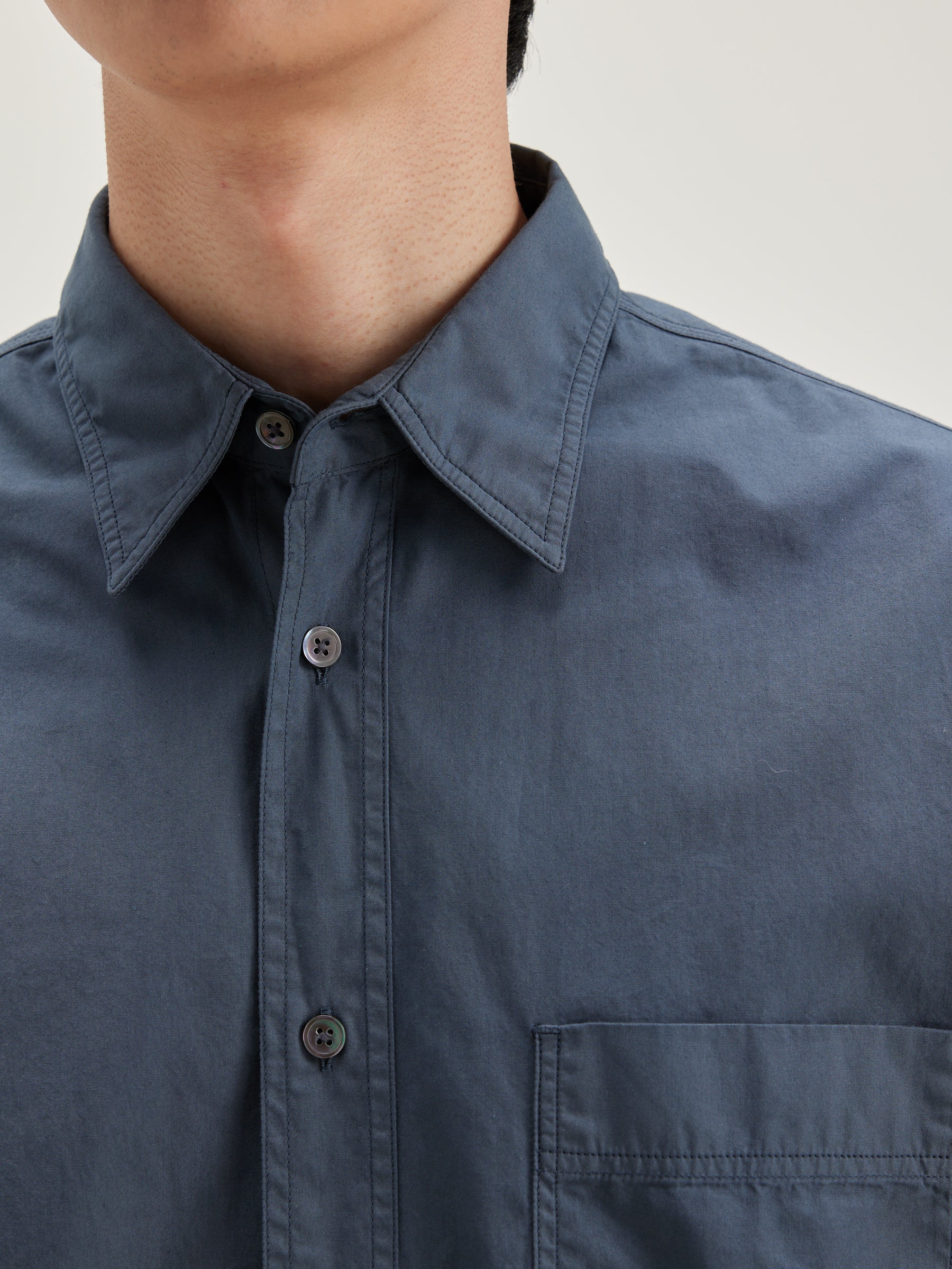 Lighty relaxed shirt (242 / M / BLUE NIGHTS)