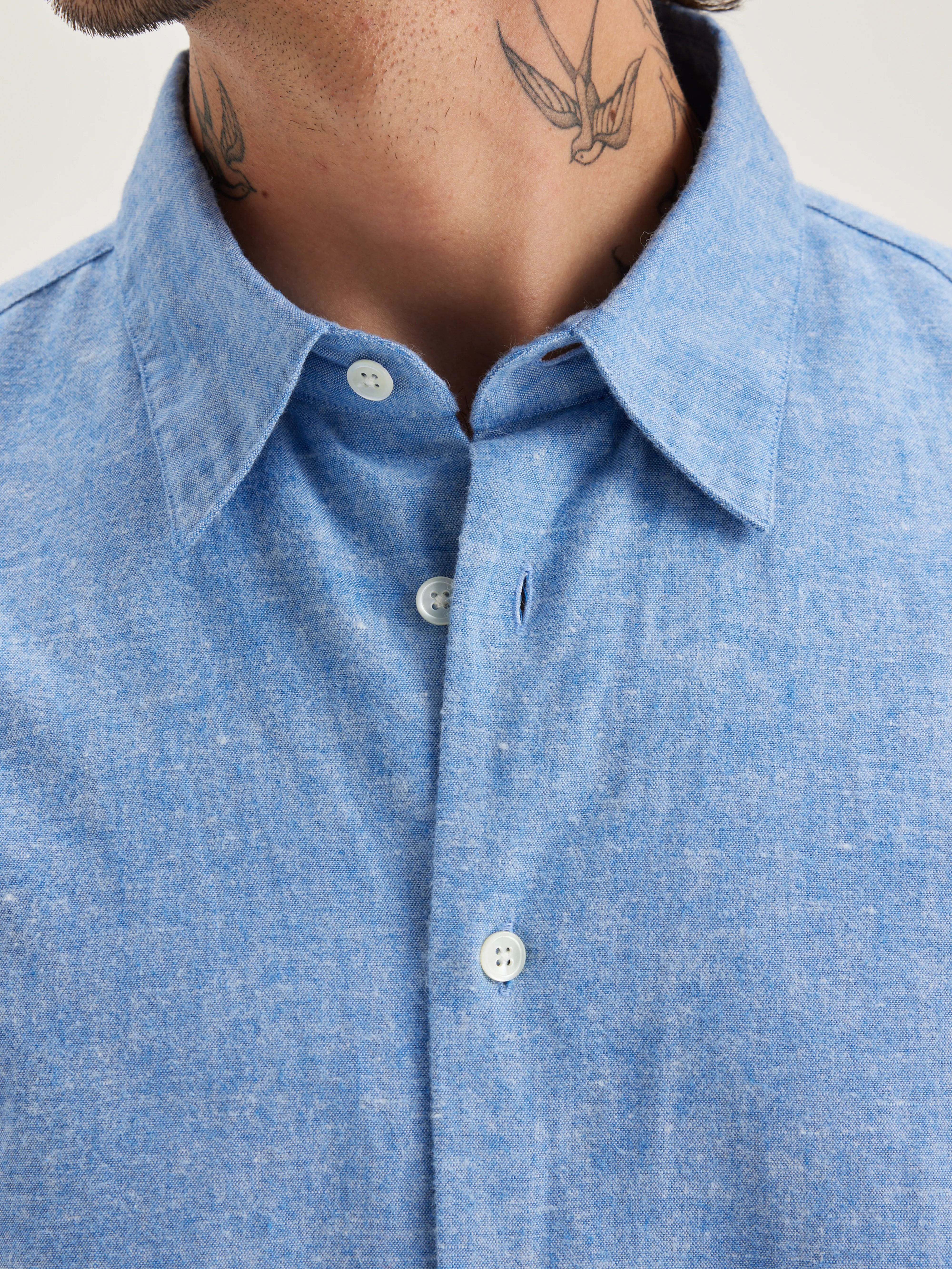 Franklin Popeline Hemd - Blue Voor Heren | Bellerose