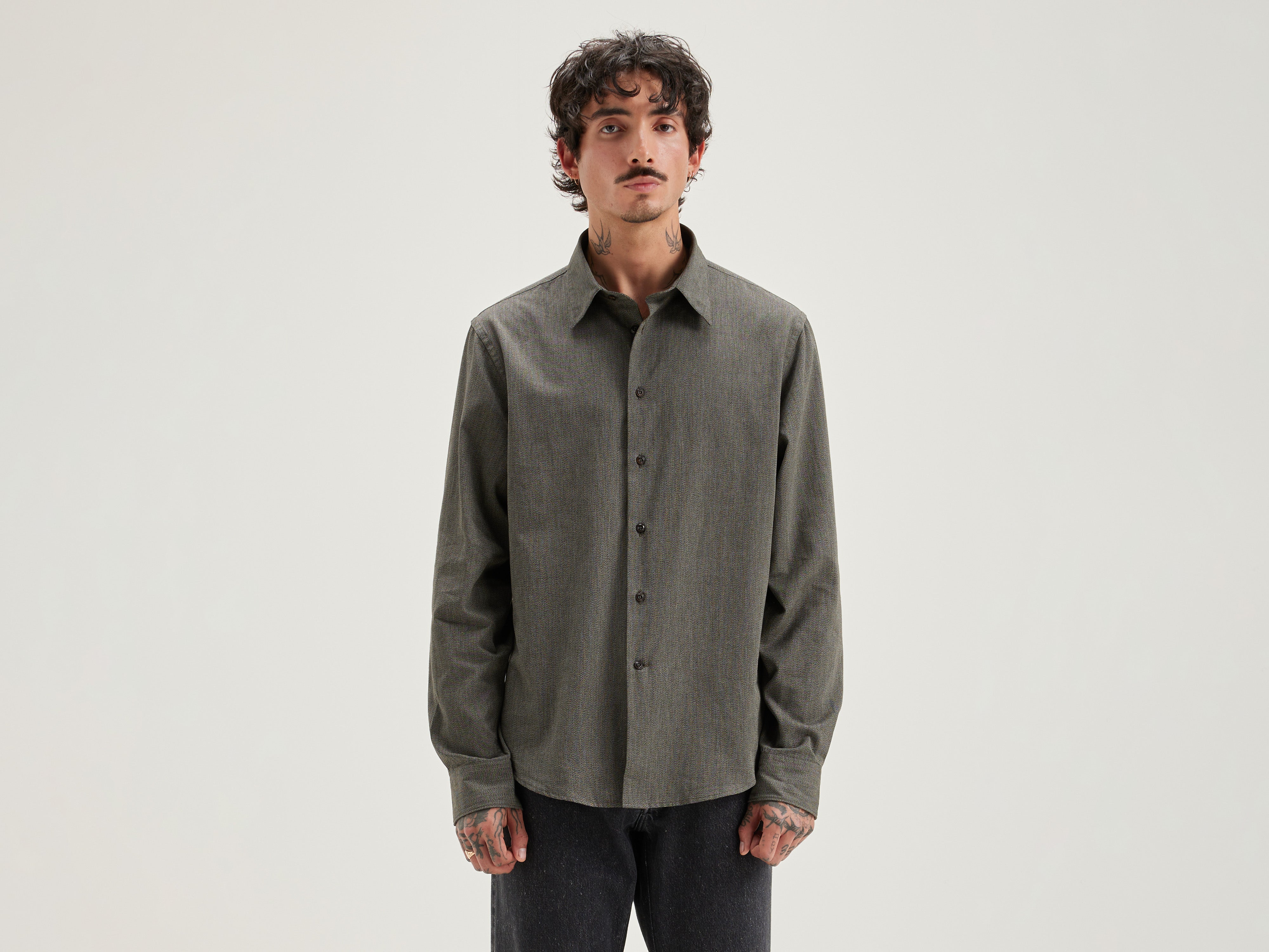 Franklin poplin shirt (242 / M / COMBO A)