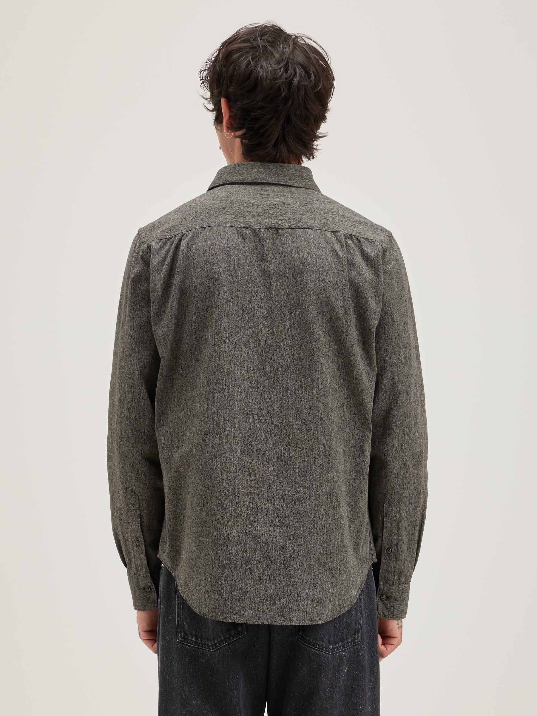 Franklin Poplin Shirt - Acier For Men | Bellerose