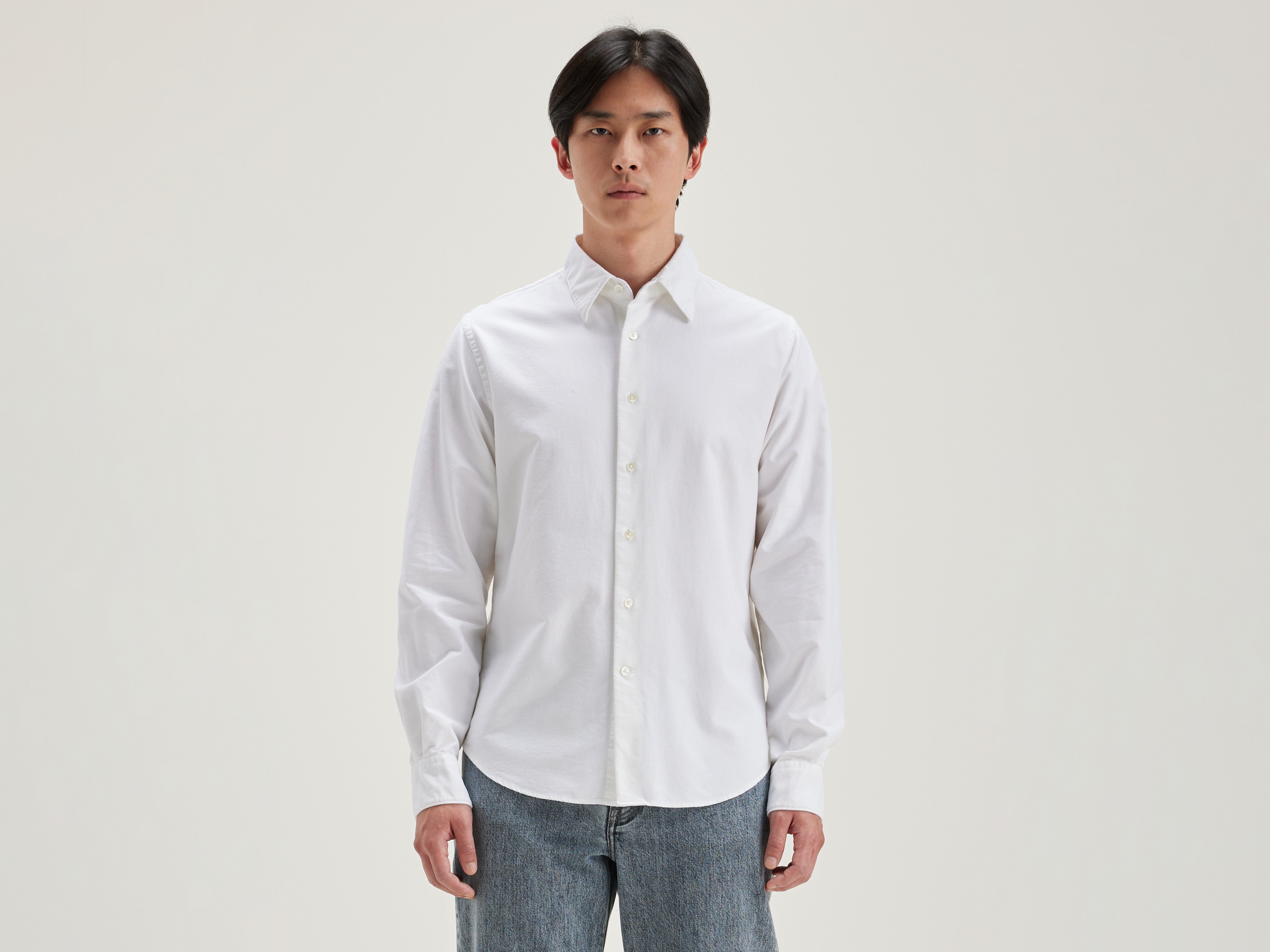 Franklin poplin shirt (242 / M / WHITE)