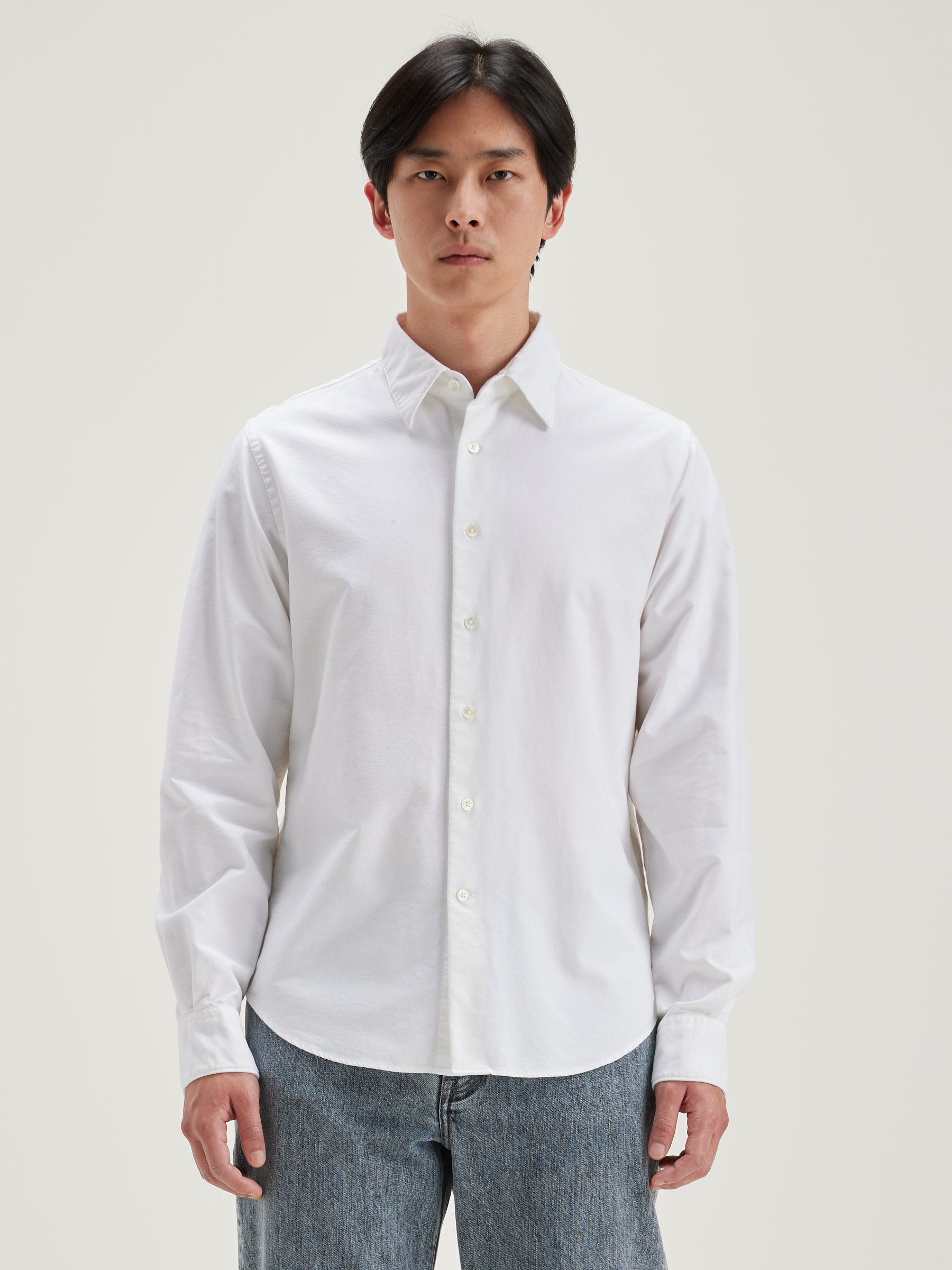 Chemise En Popeline Franklin - White Pour Homme | Bellerose