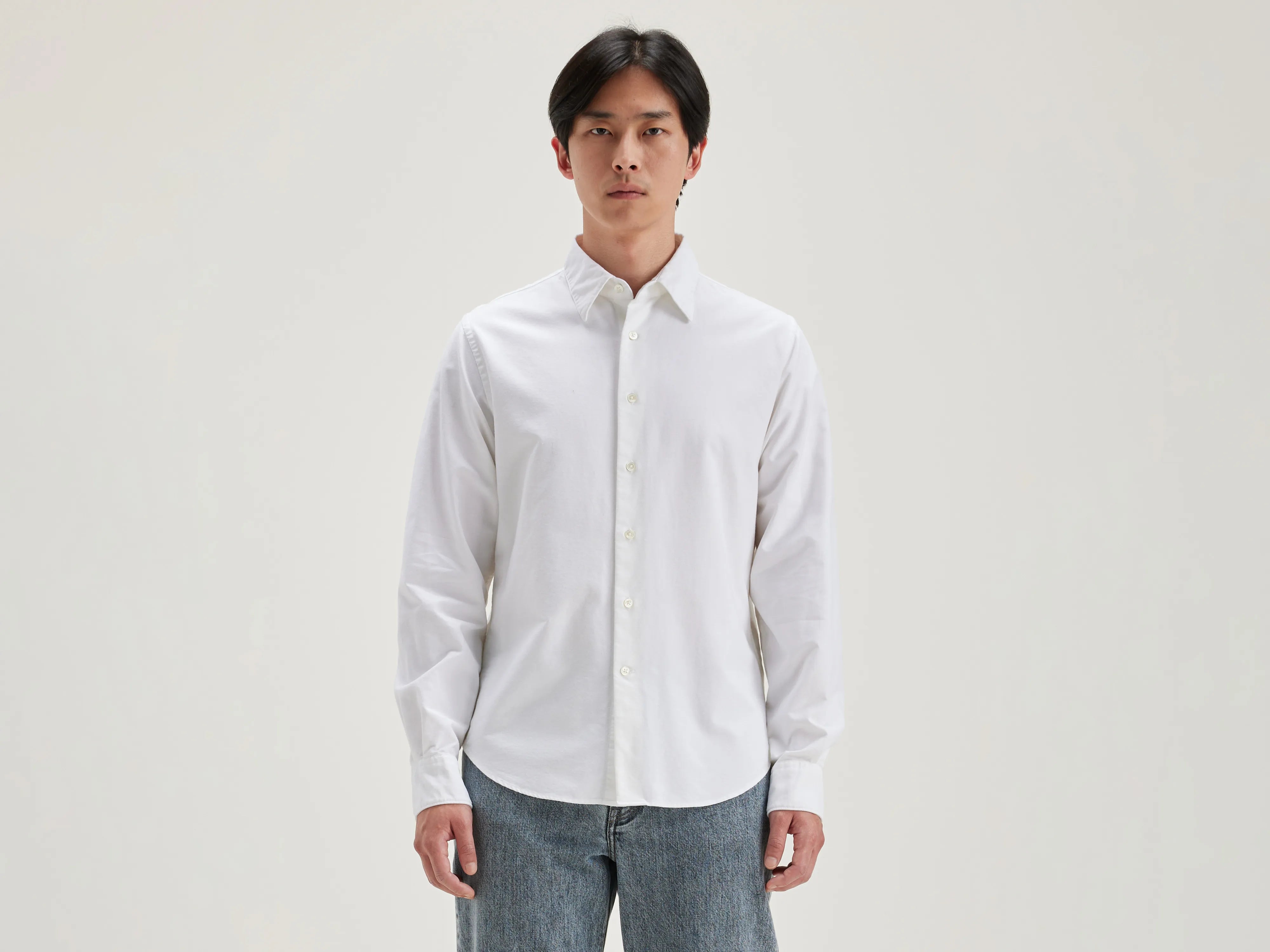 Chemise En Popeline Franklin - White Pour Homme | Bellerose