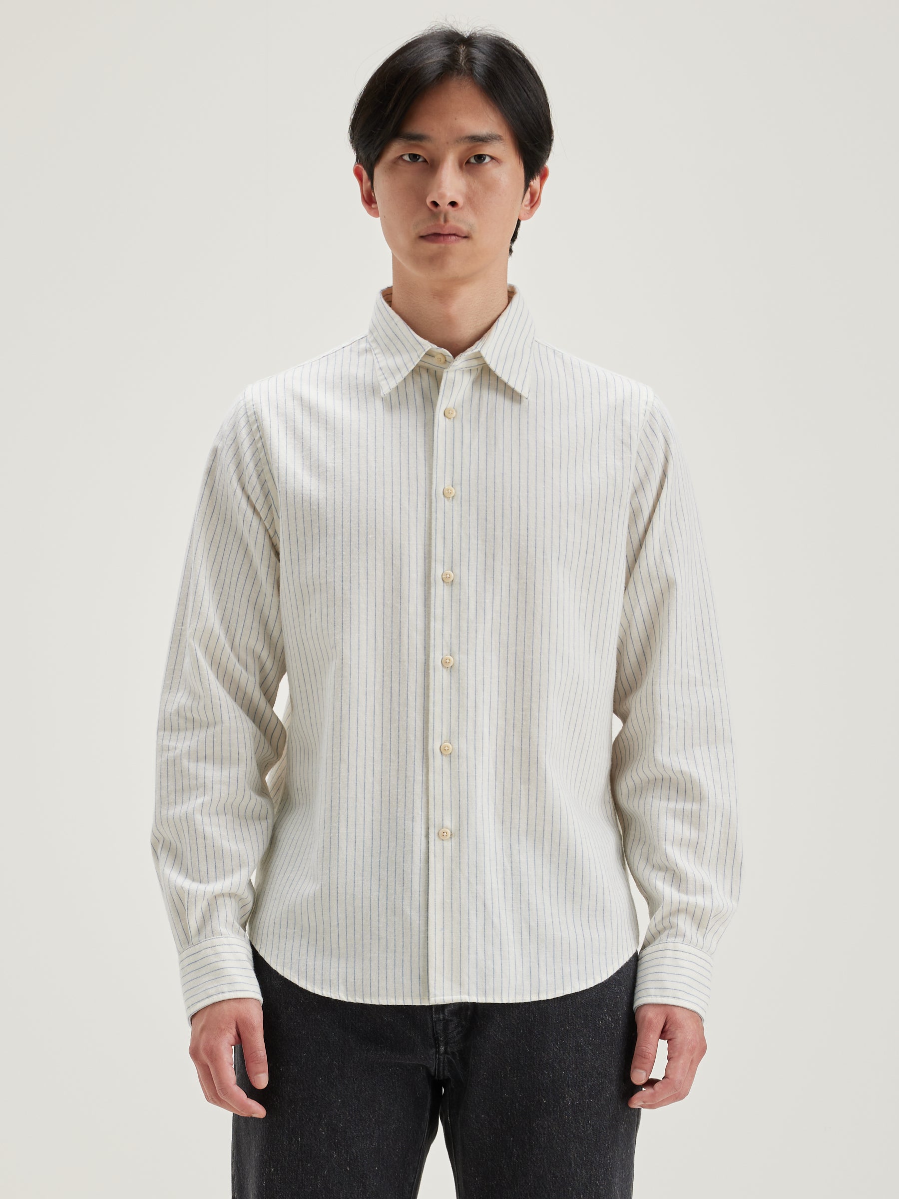 Franklin Poplin Shirt - Antique white For Men | Bellerose