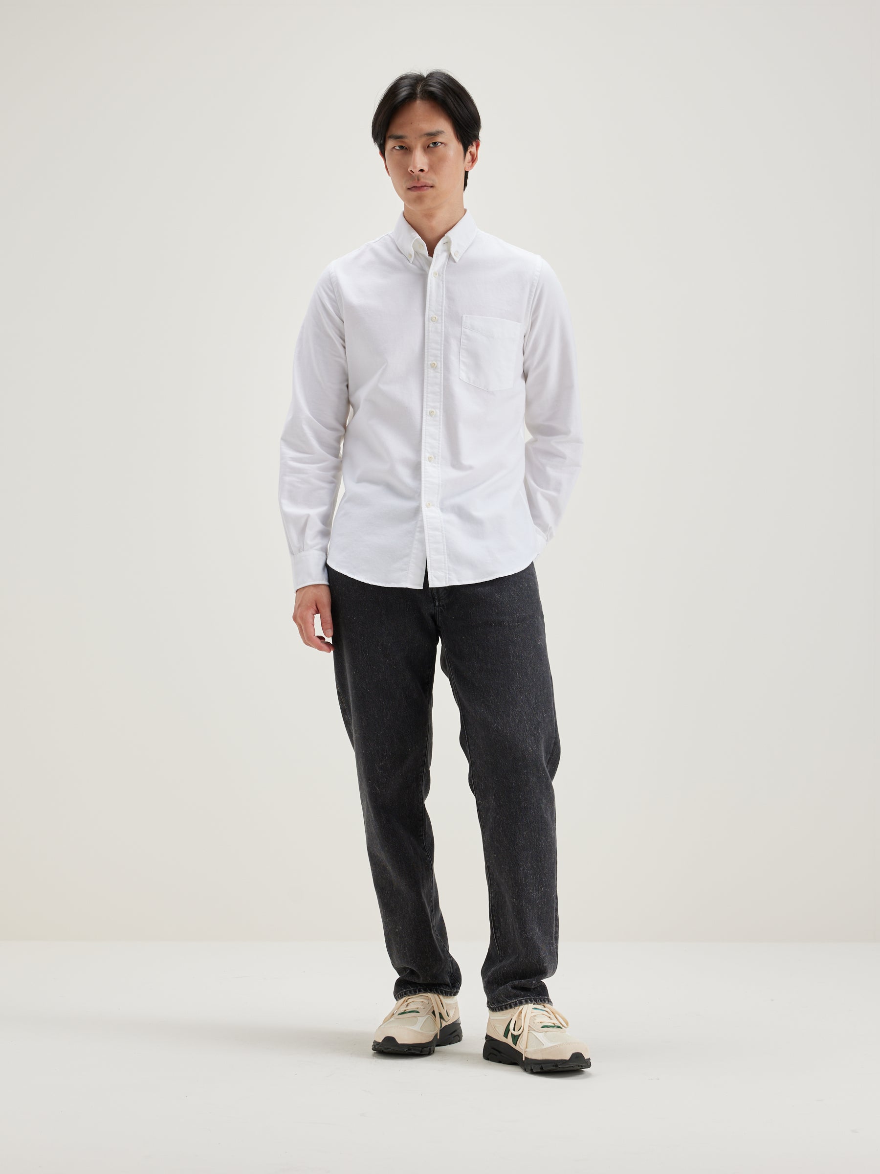 Mire Slim Shirt - White For Men | Bellerose