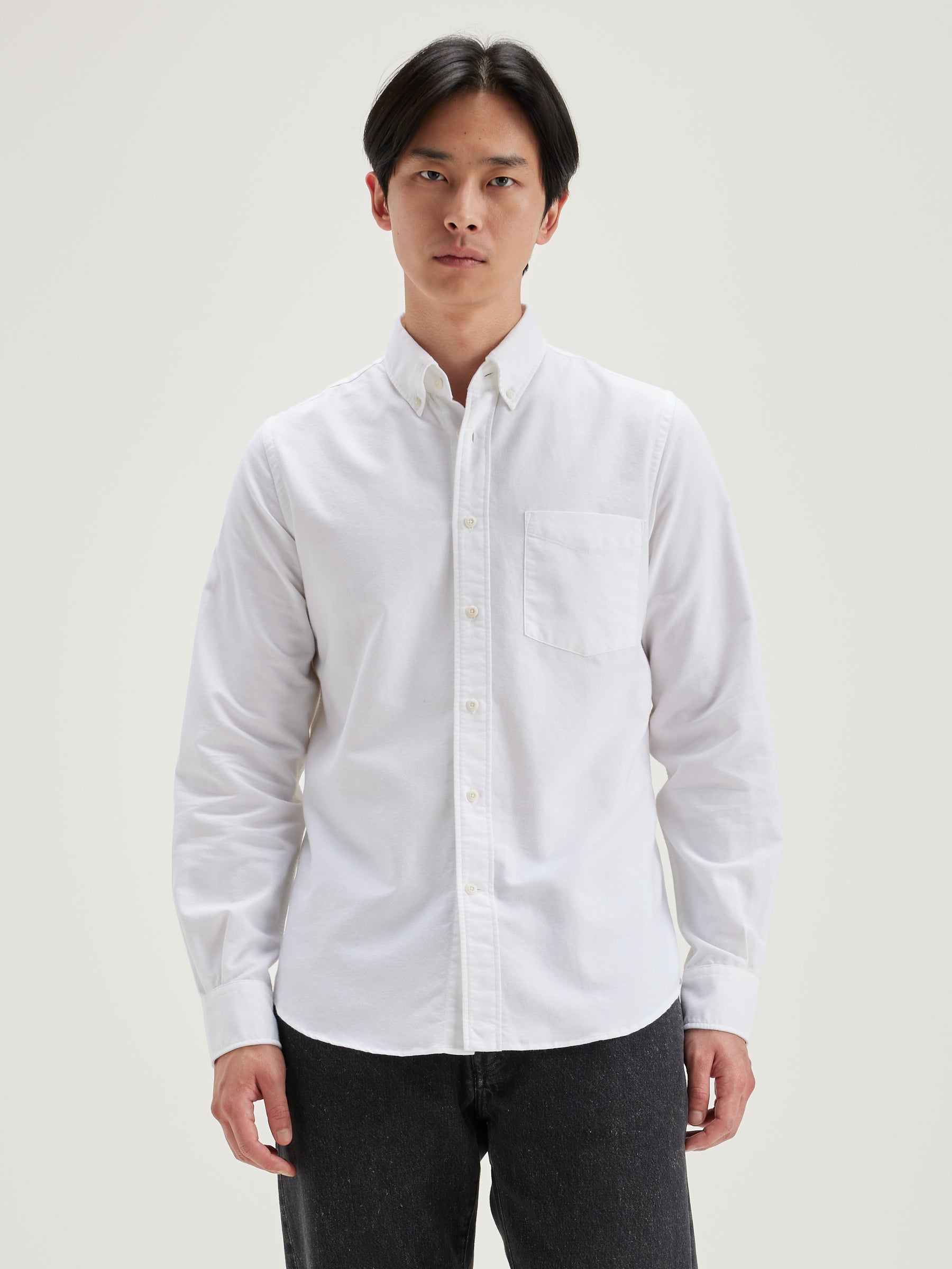 Mire Slim Shirt - White For Men | Bellerose