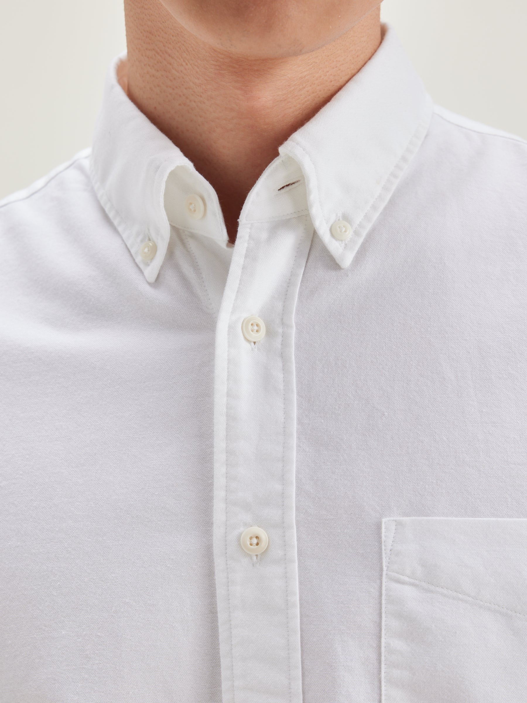 Mire Slim Shirt - White For Men | Bellerose