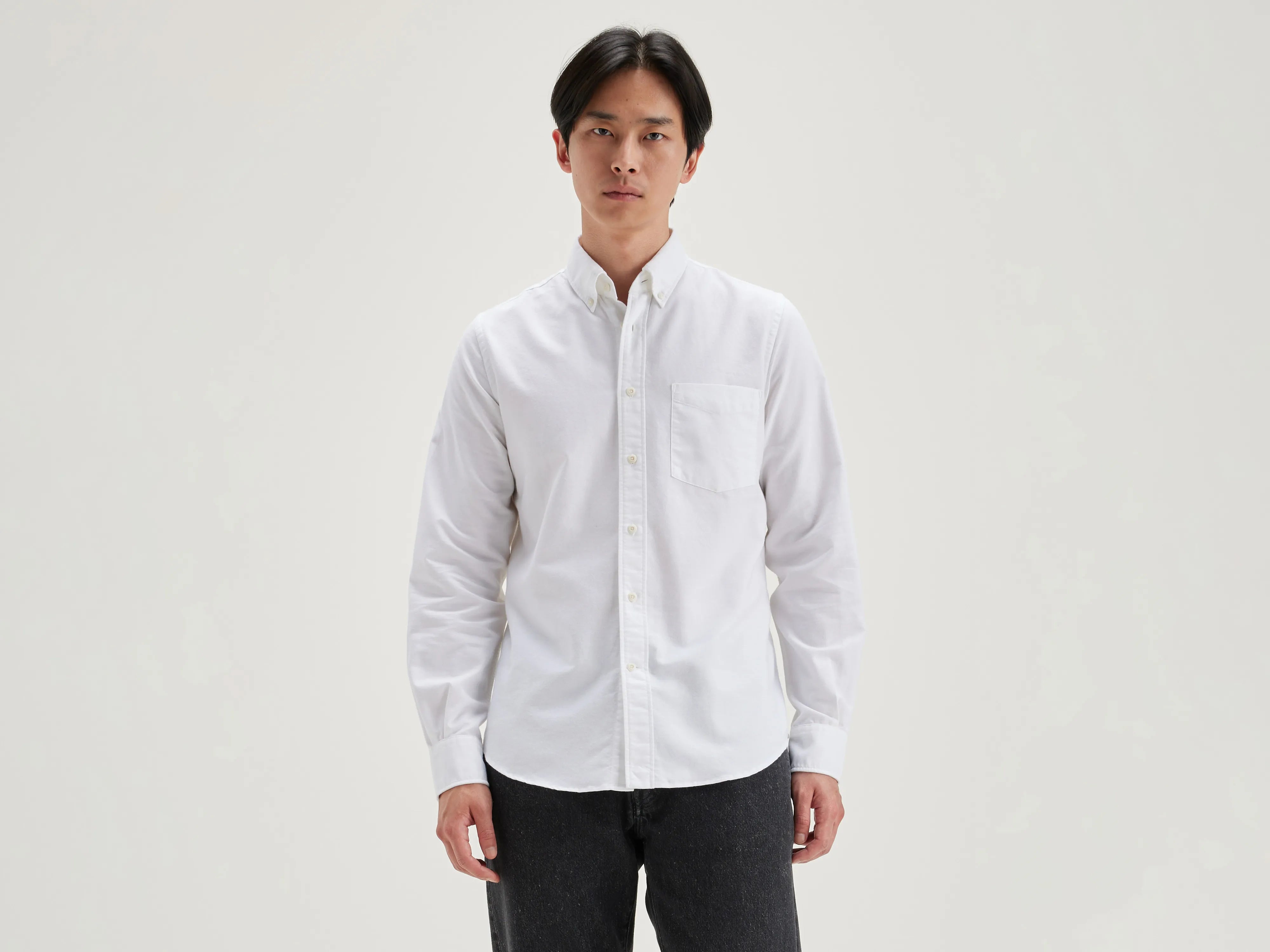 Mire Slim Shirt - White For Men | Bellerose