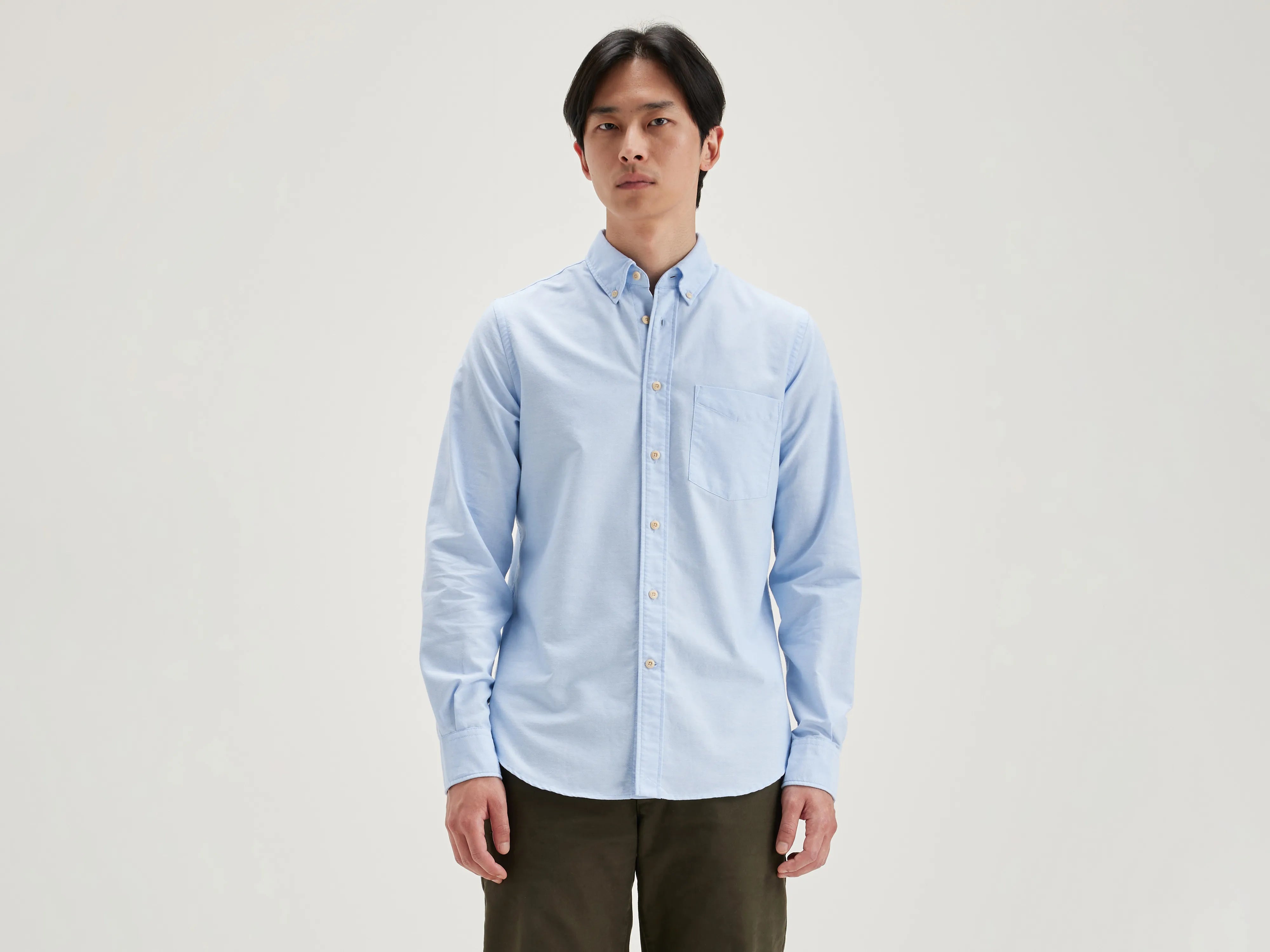 Mire Slim Shirt - Blue For Men | Bellerose