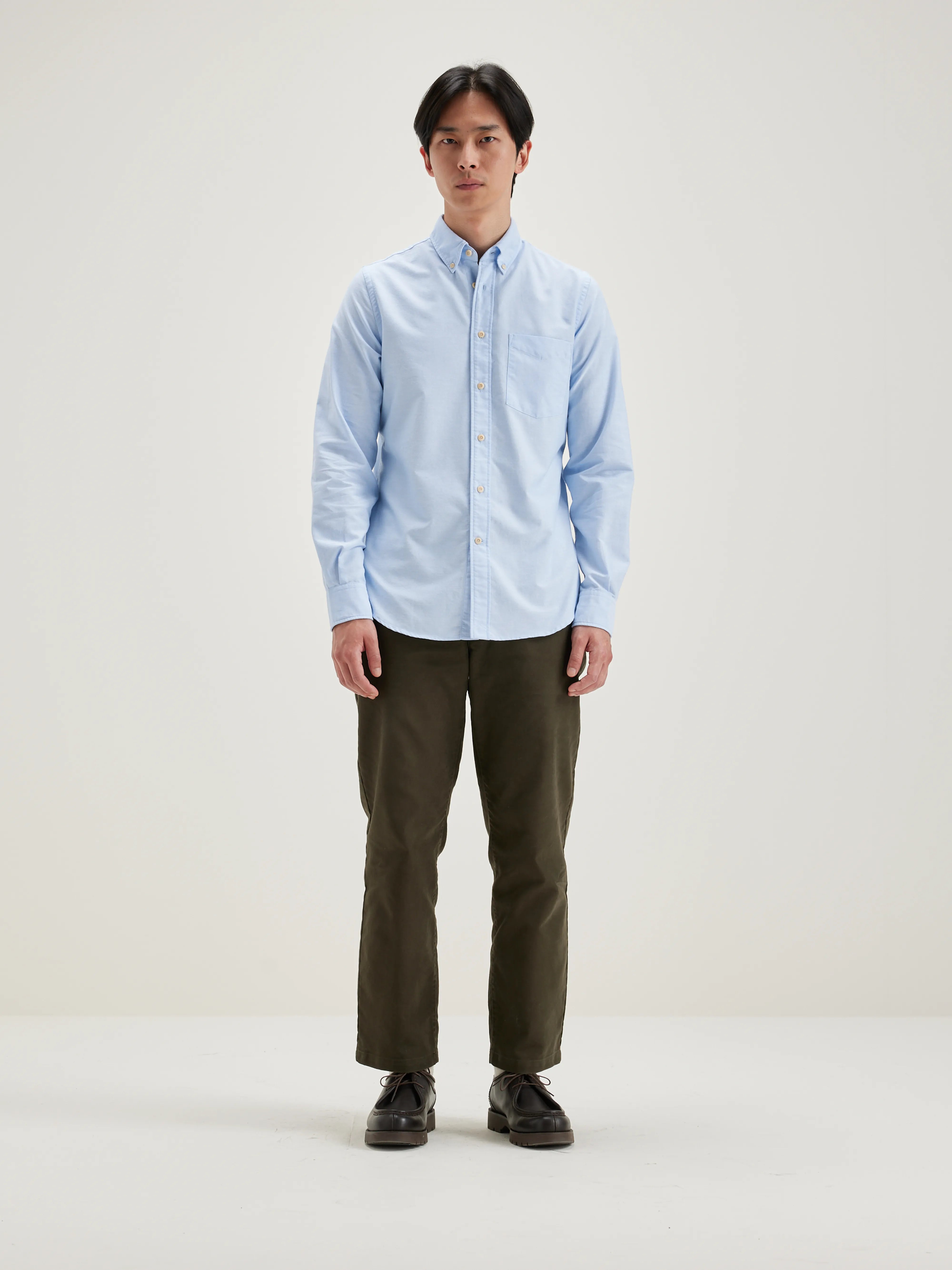 Chemise Slim Mire - Blue Pour Homme | Bellerose