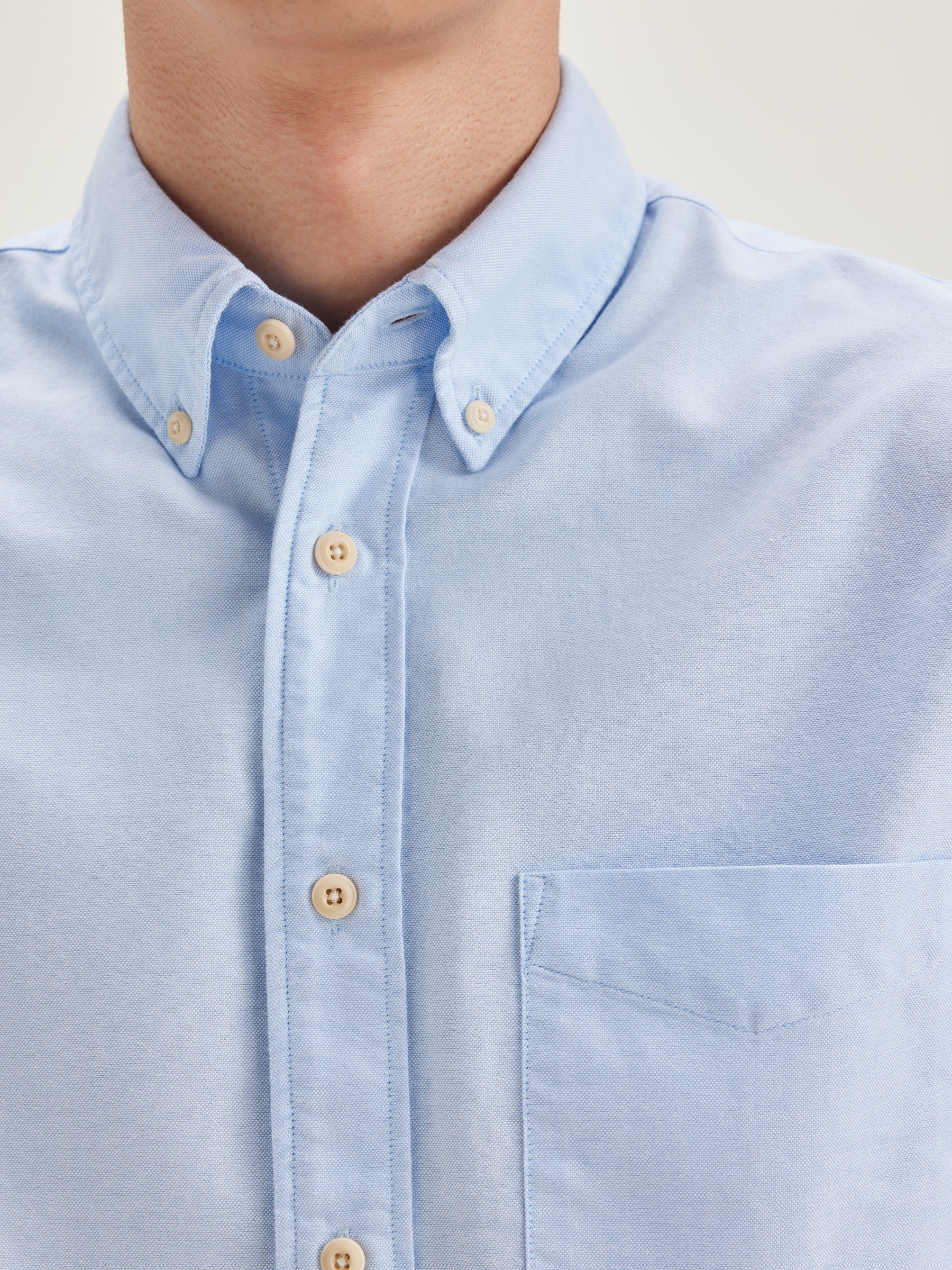 Mire Slim Hemd - Blue Voor Heren | Bellerose