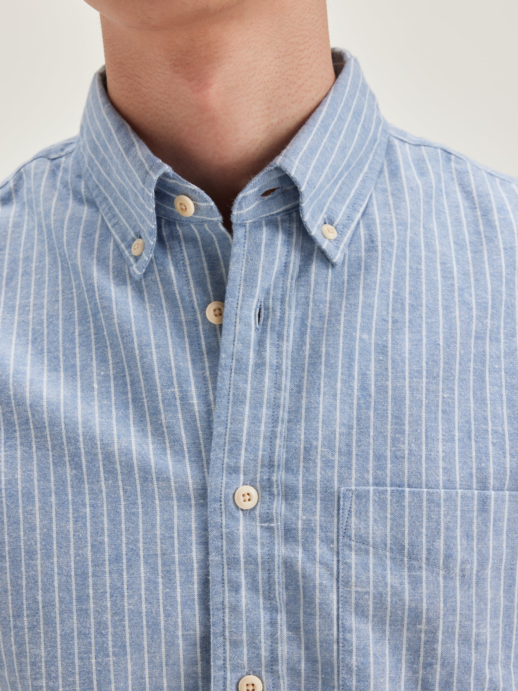 Mire Slim Shirt - Drizzle For Men | Bellerose