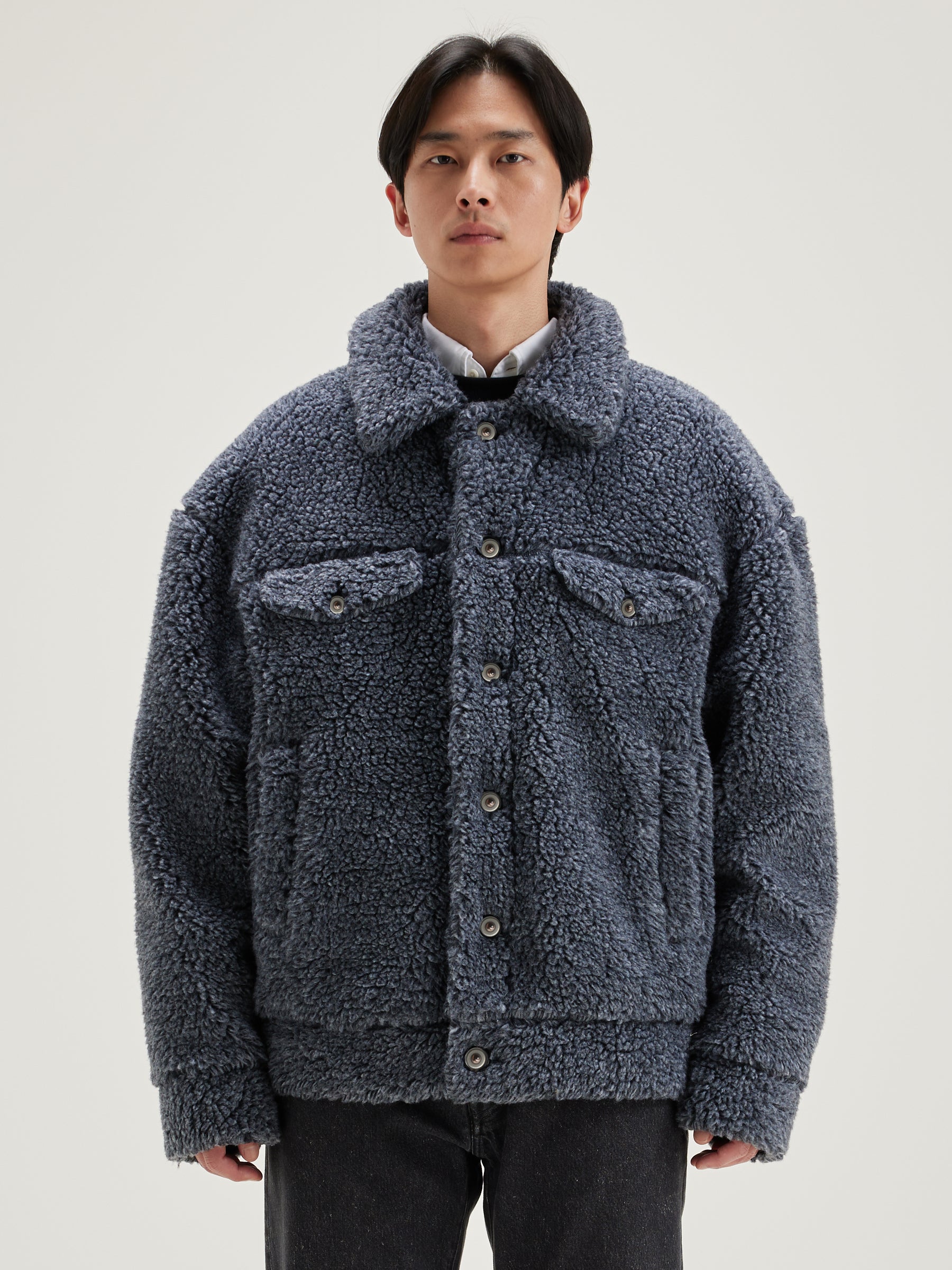 Jeddy Teddy Jacket - Anthracite For Men | Bellerose