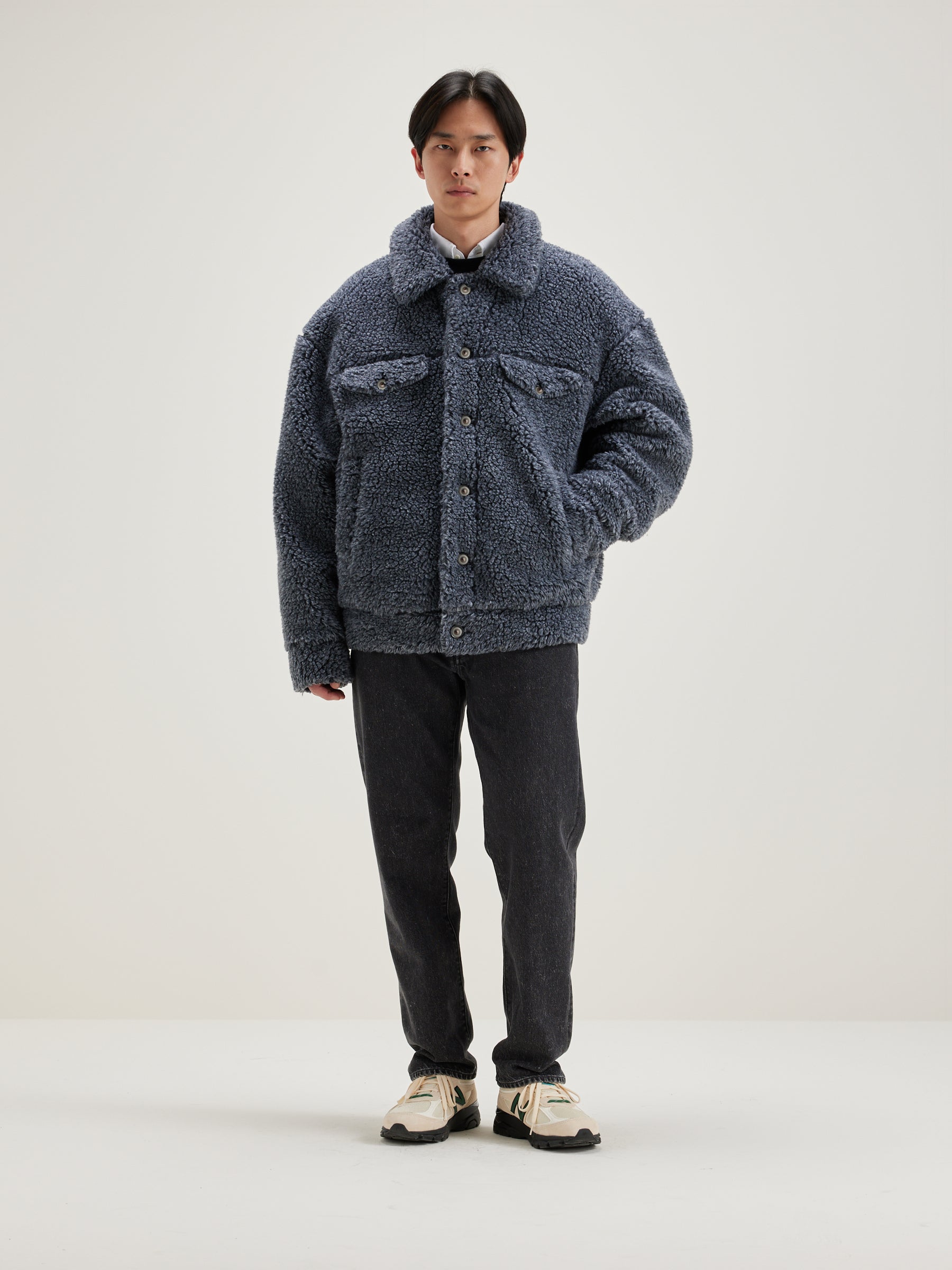 Jeddy Teddy Jacket - Anthracite For Men | Bellerose