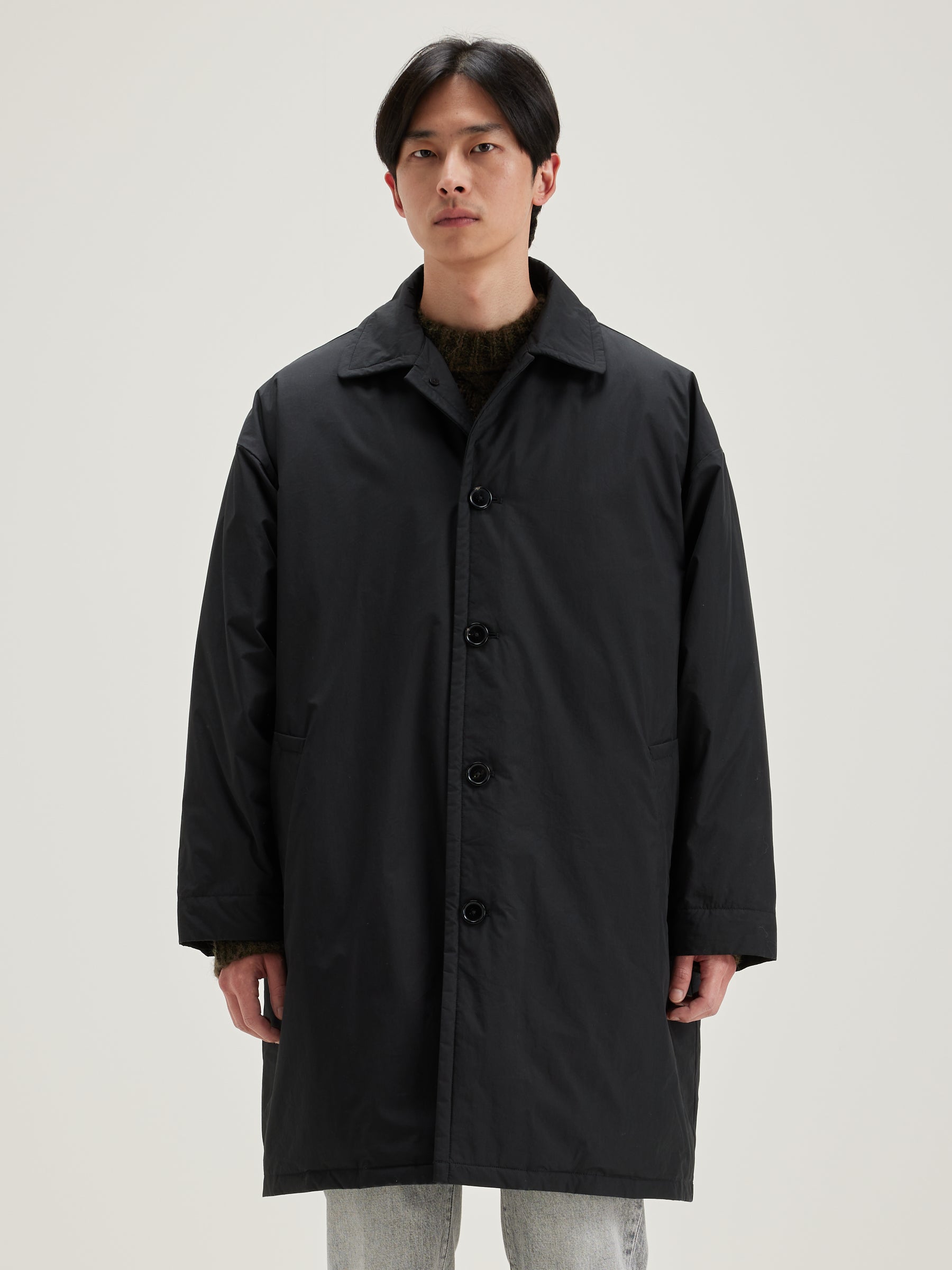 Manteau Droit Hubby - Black Pour Homme | Bellerose