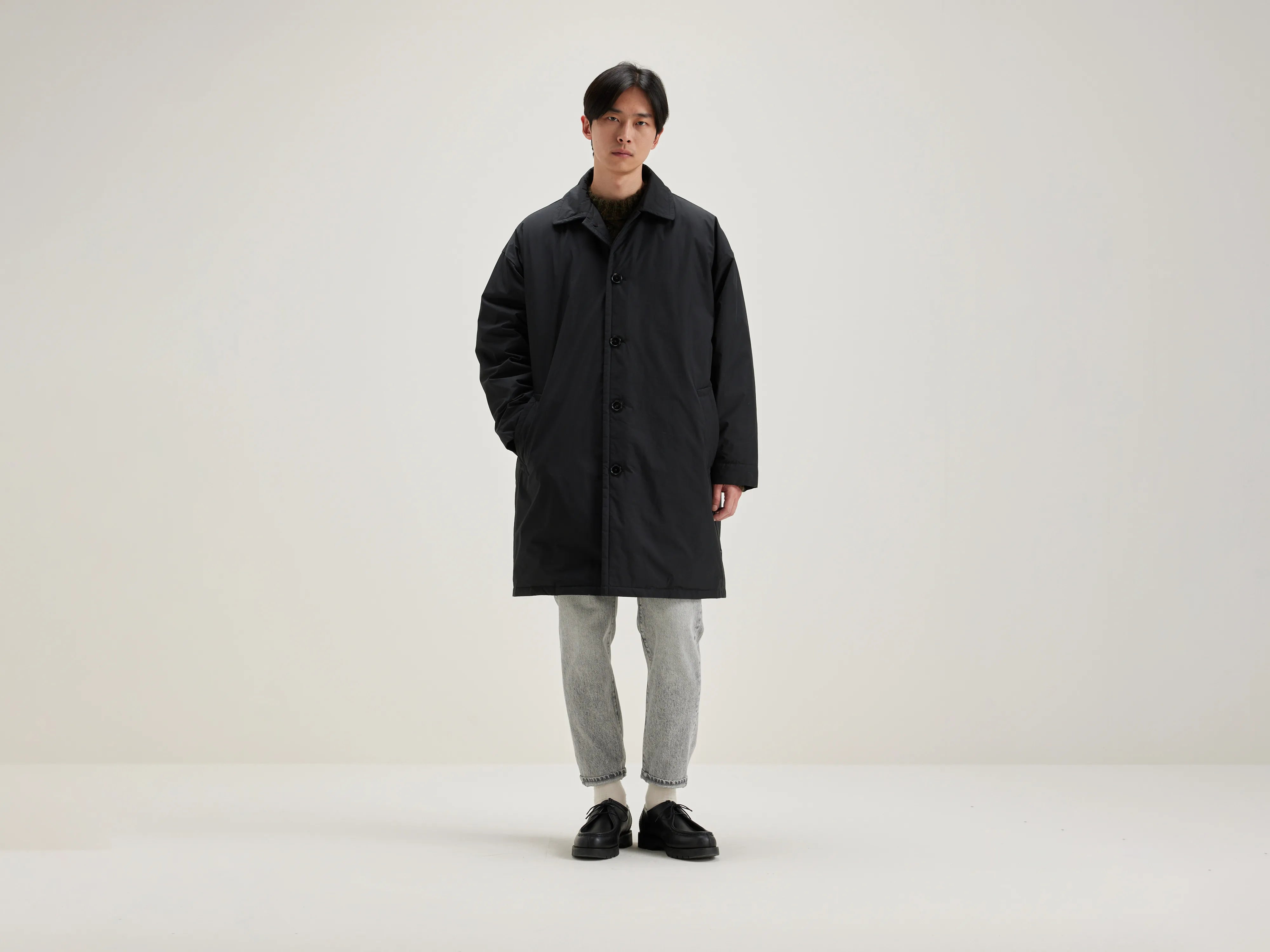 Manteau droit Hubby (242 / M / BLACK)