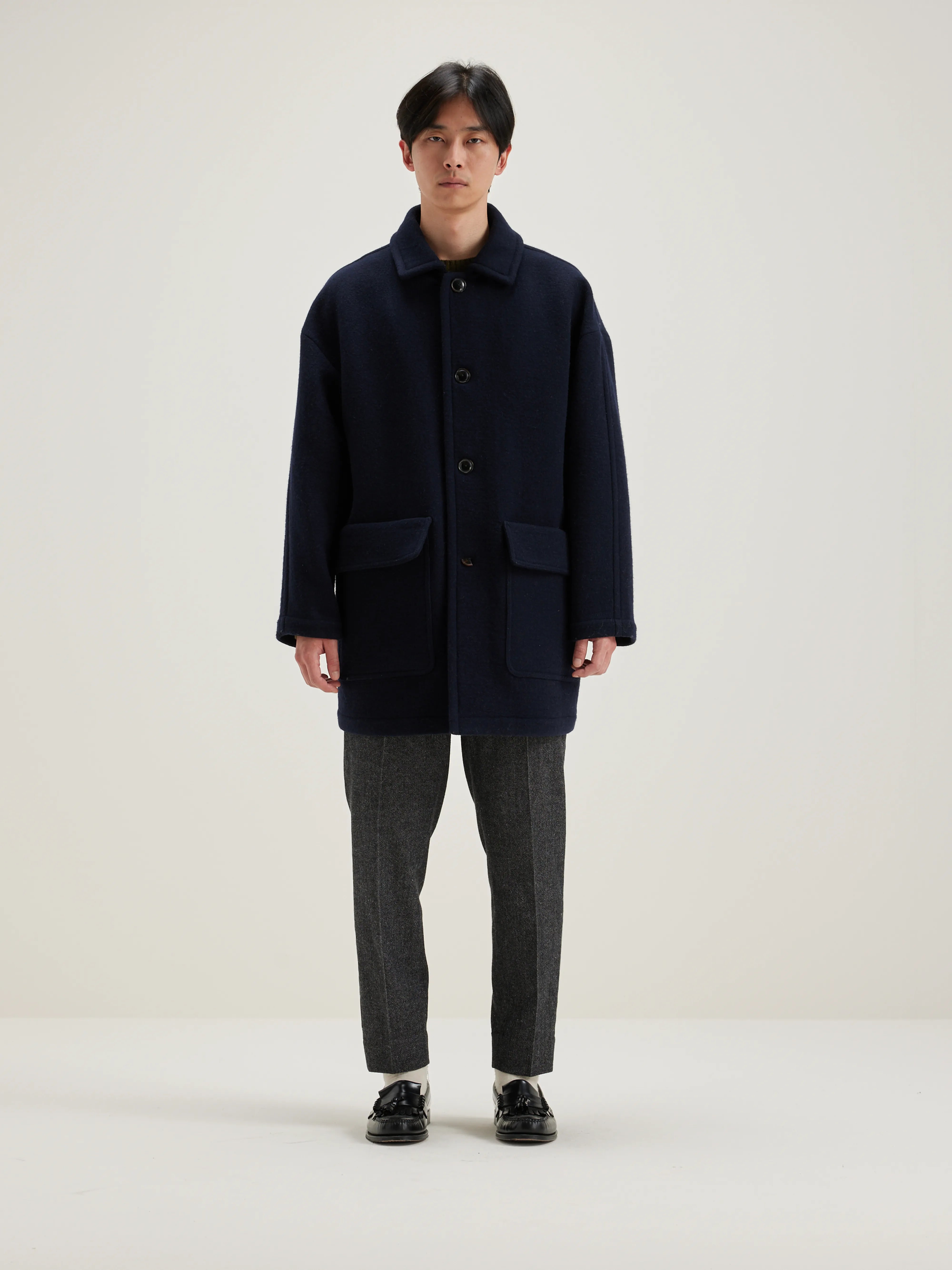 Vente Caban Coat - Black For Men | Bellerose