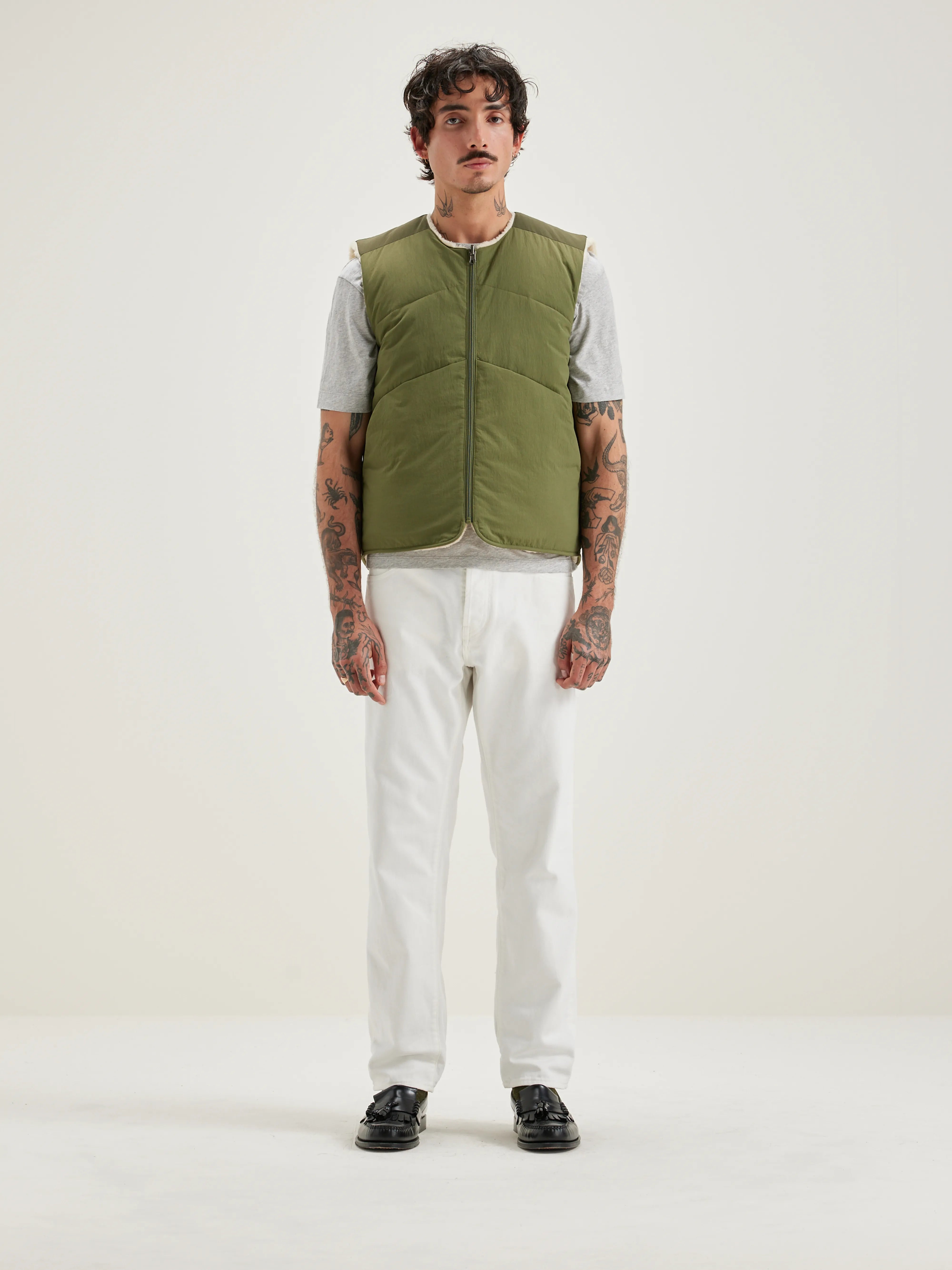 Hocho Bodywarmer - Army For Men | Bellerose