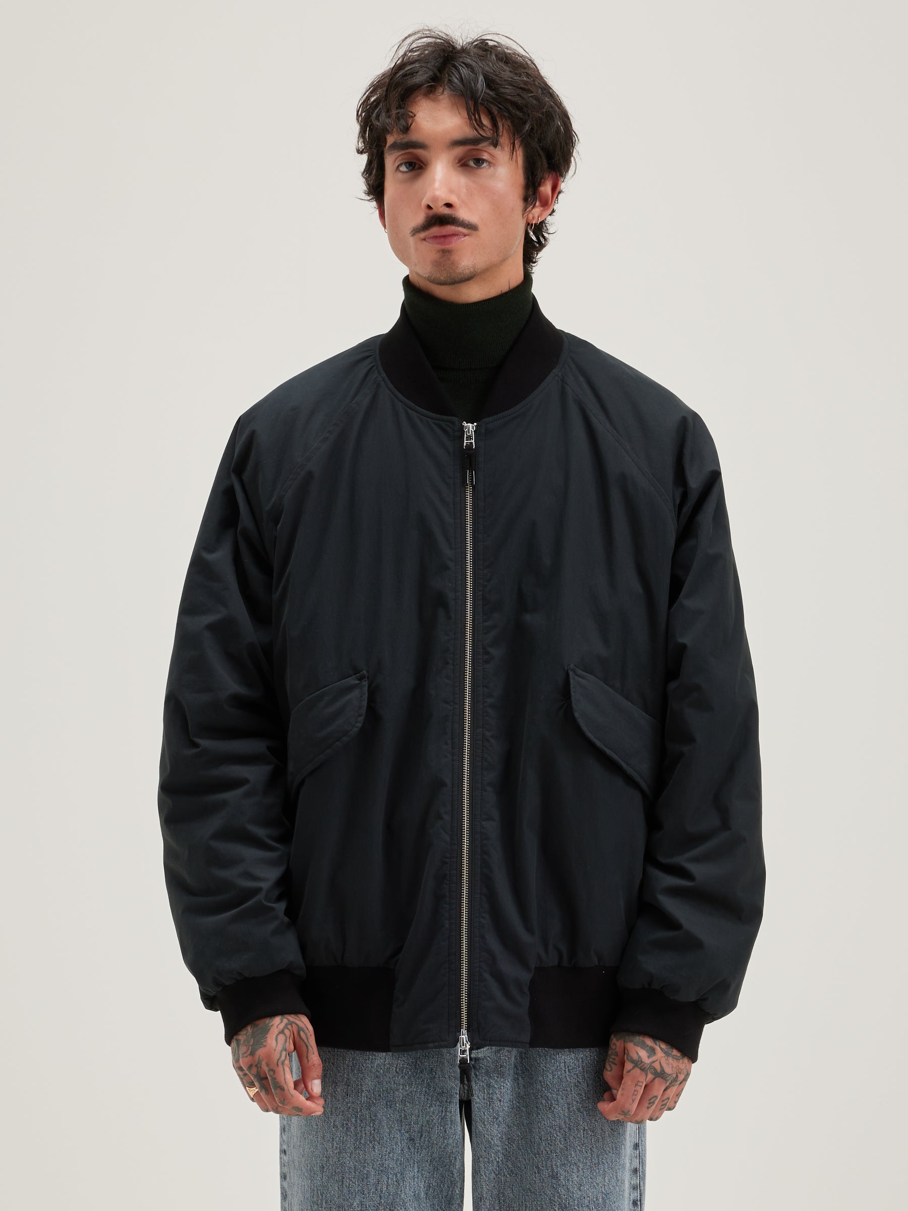 Jonesy Bomber Jacket - Black beauty For Men | Bellerose