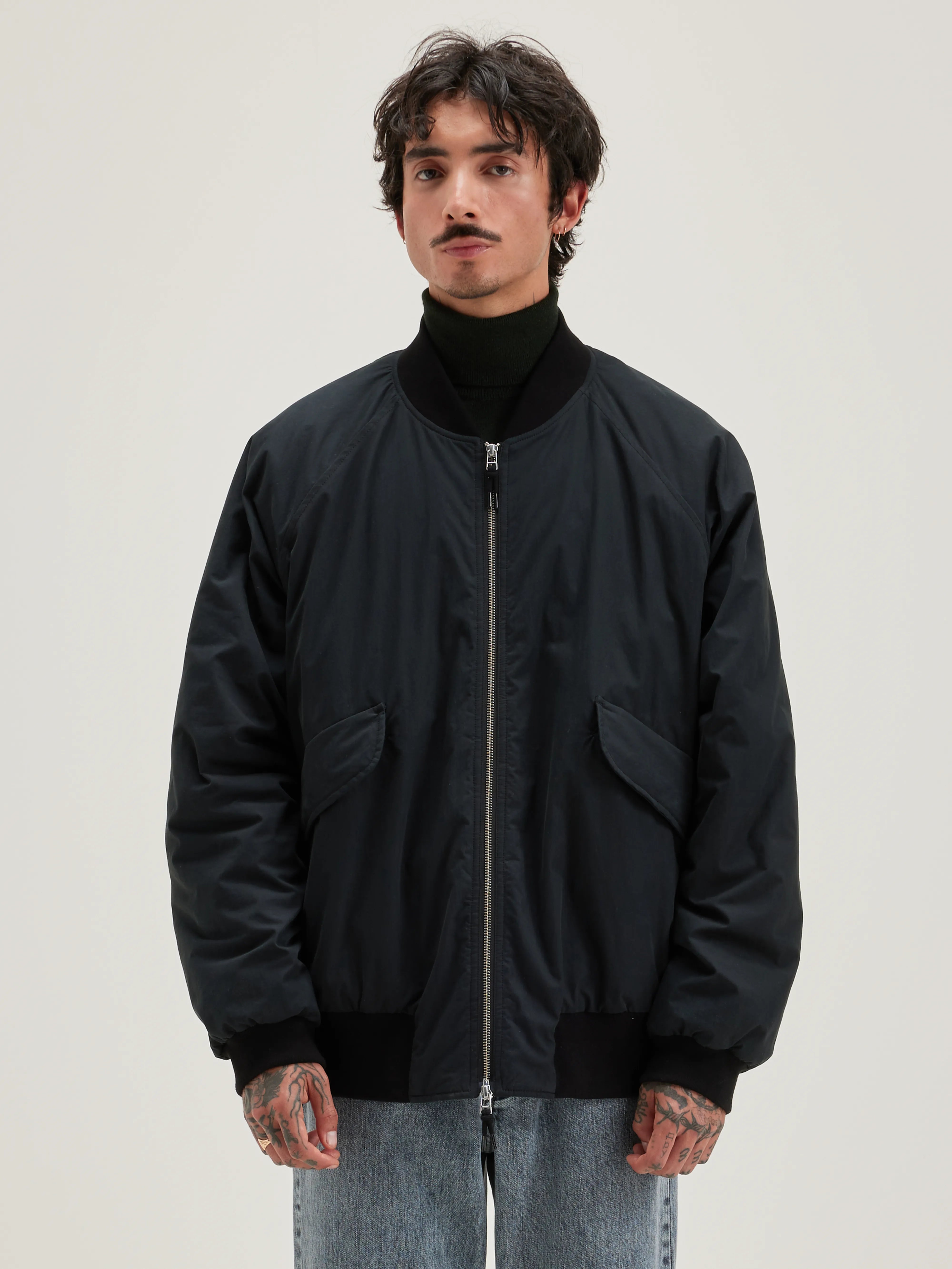 Jonesy Bomber Jas - Black beauty Voor Heren | Bellerose