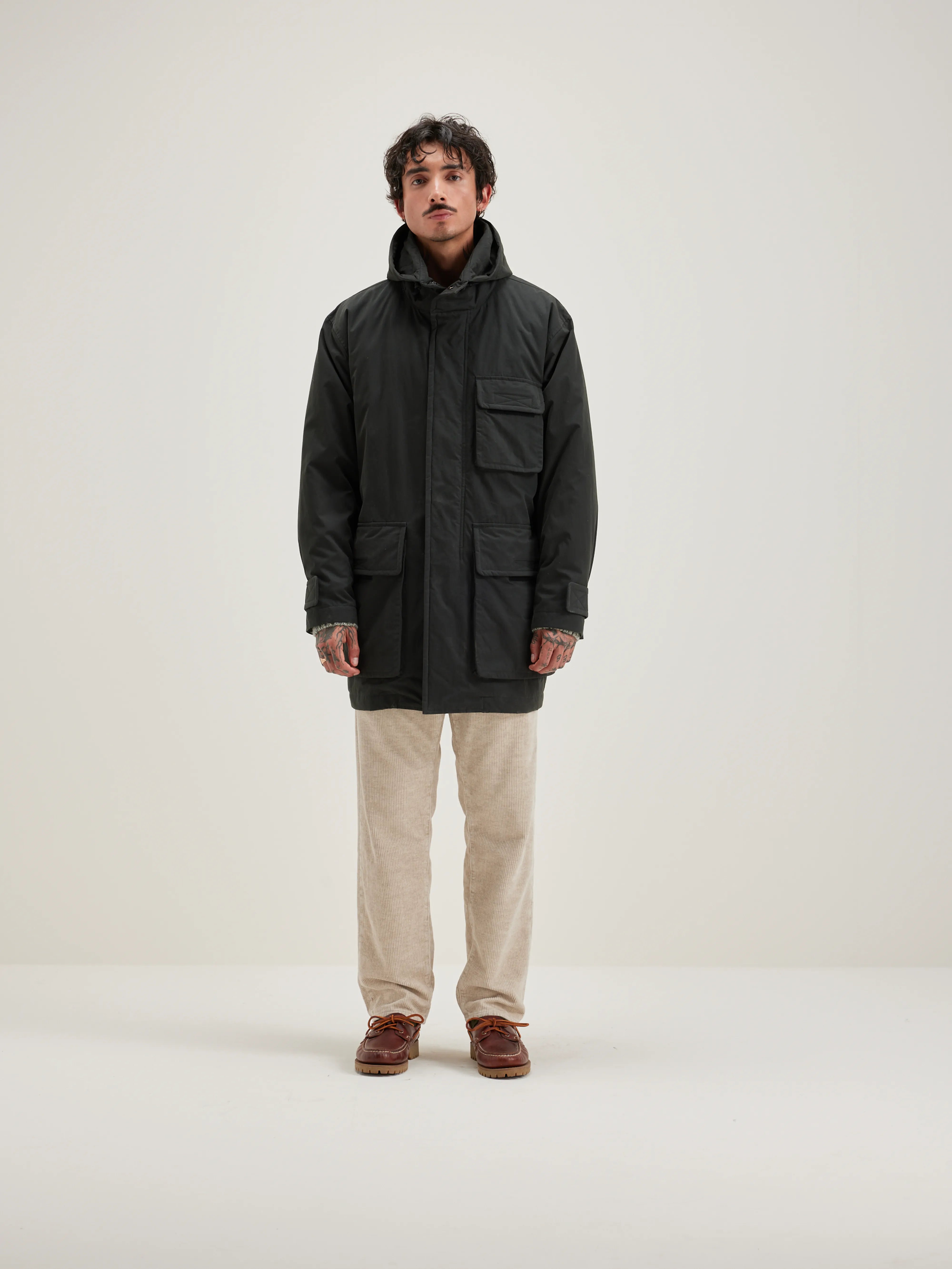 Hanso Parka Met Capuchon - Pirate Voor Heren | Bellerose