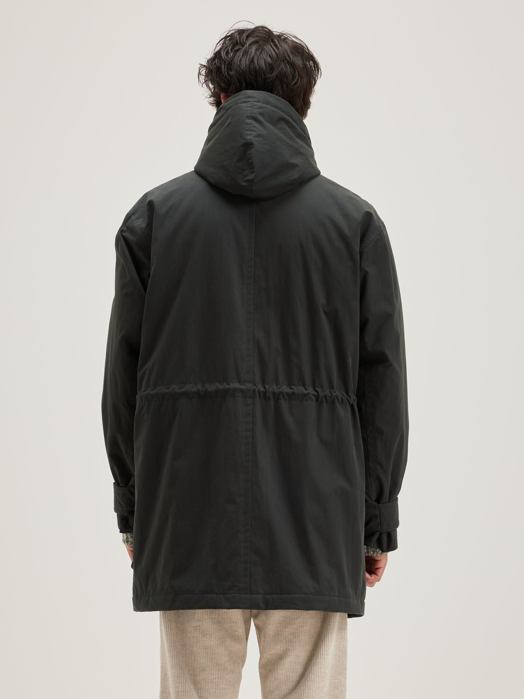 Hanso Hooded Parka - Pirate For Men | Bellerose