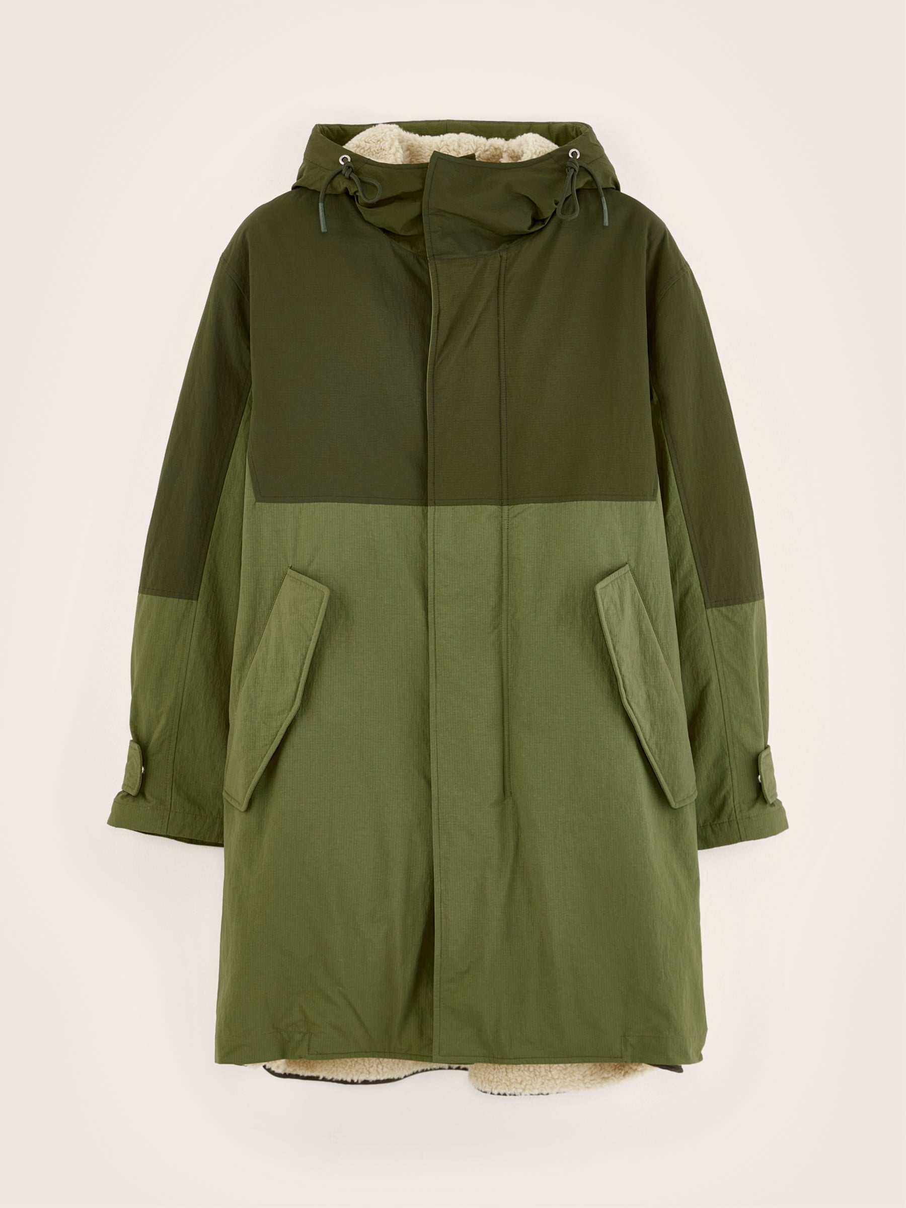 Hansom parka met capuchon (242 / M / ARMY)