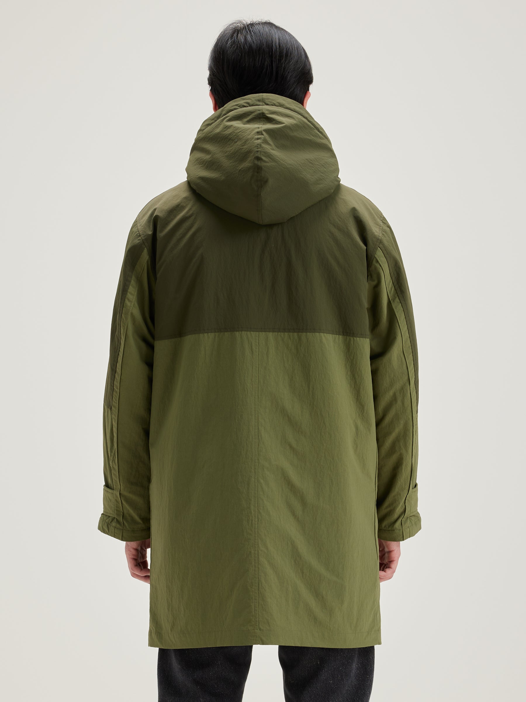 Hansom parka met capuchon (242 / M / ARMY)