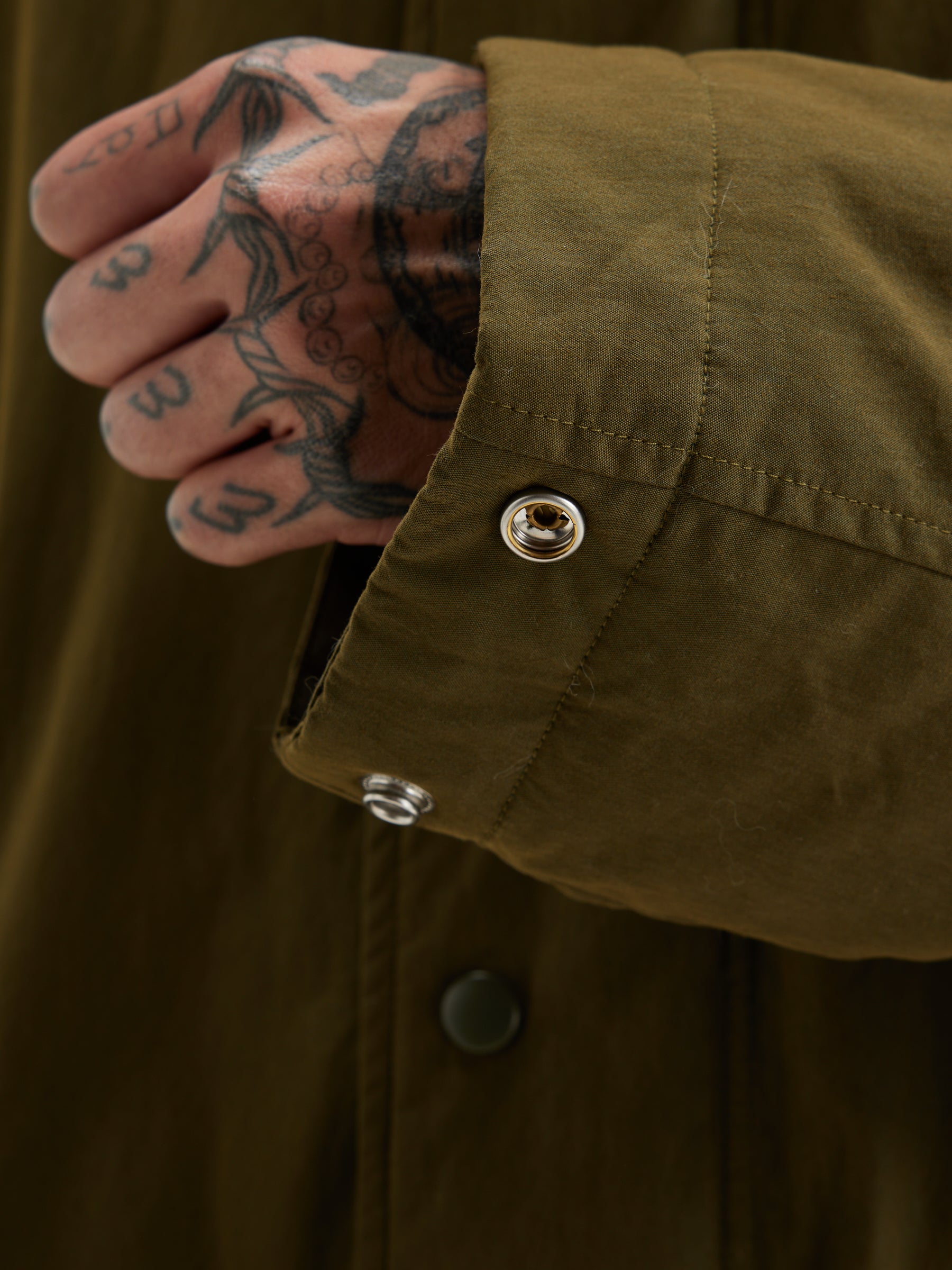 Hansom hooded parka (242 / M / OLIVE)