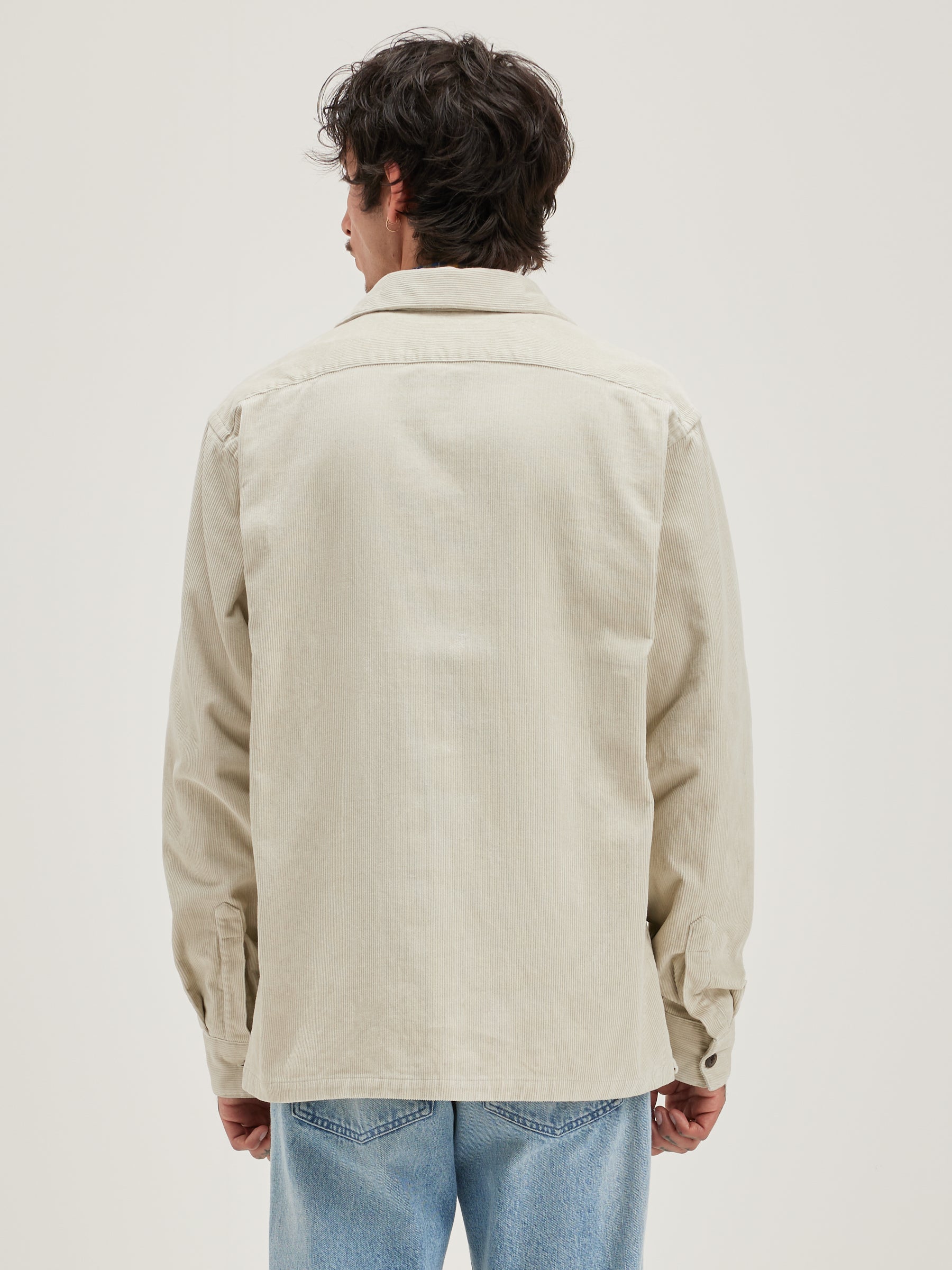 Goney Corduroy Overshirt - Craie For Men | Bellerose