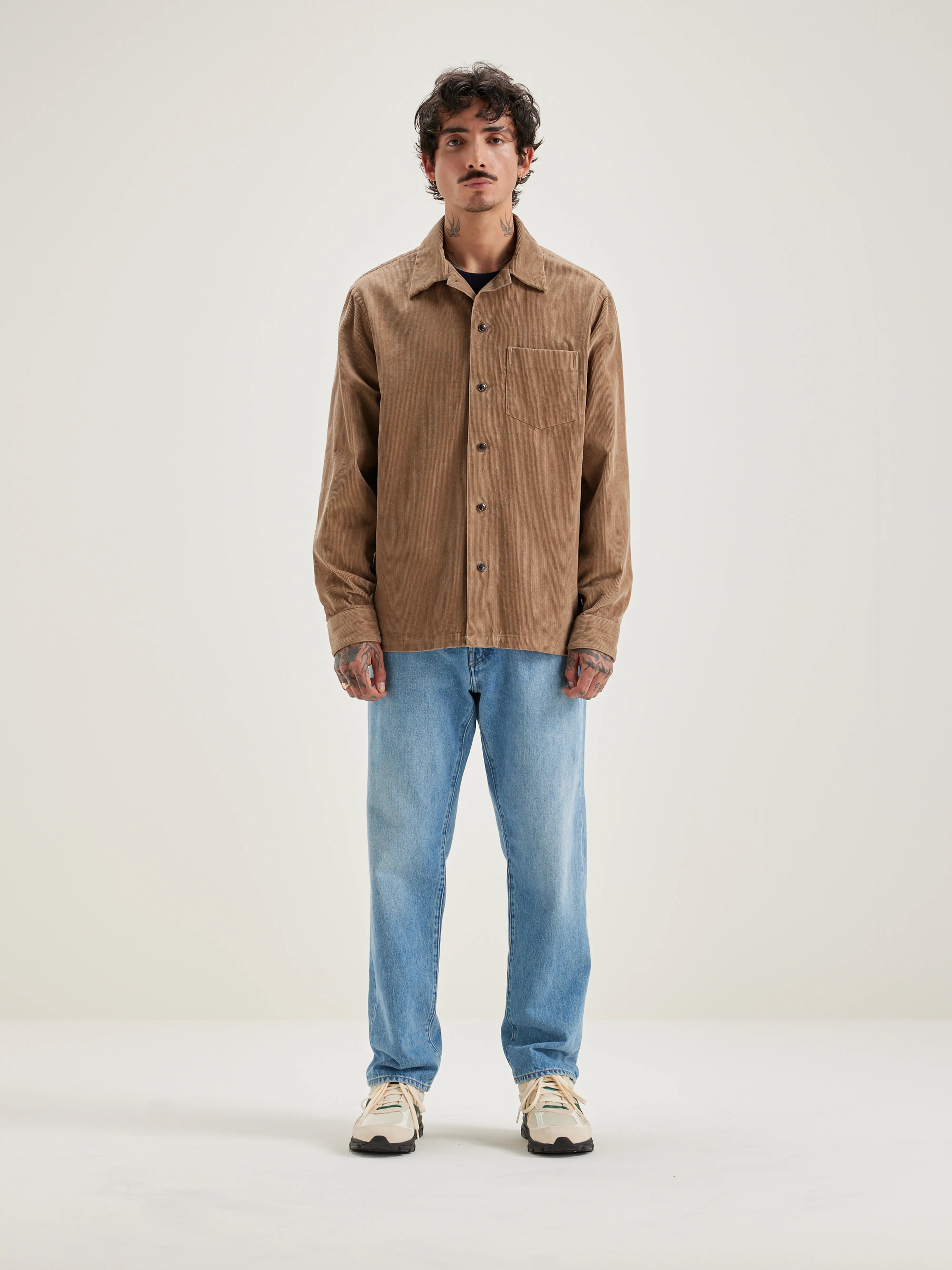 Goney corduroy overshirt (242 / M / WOLF)