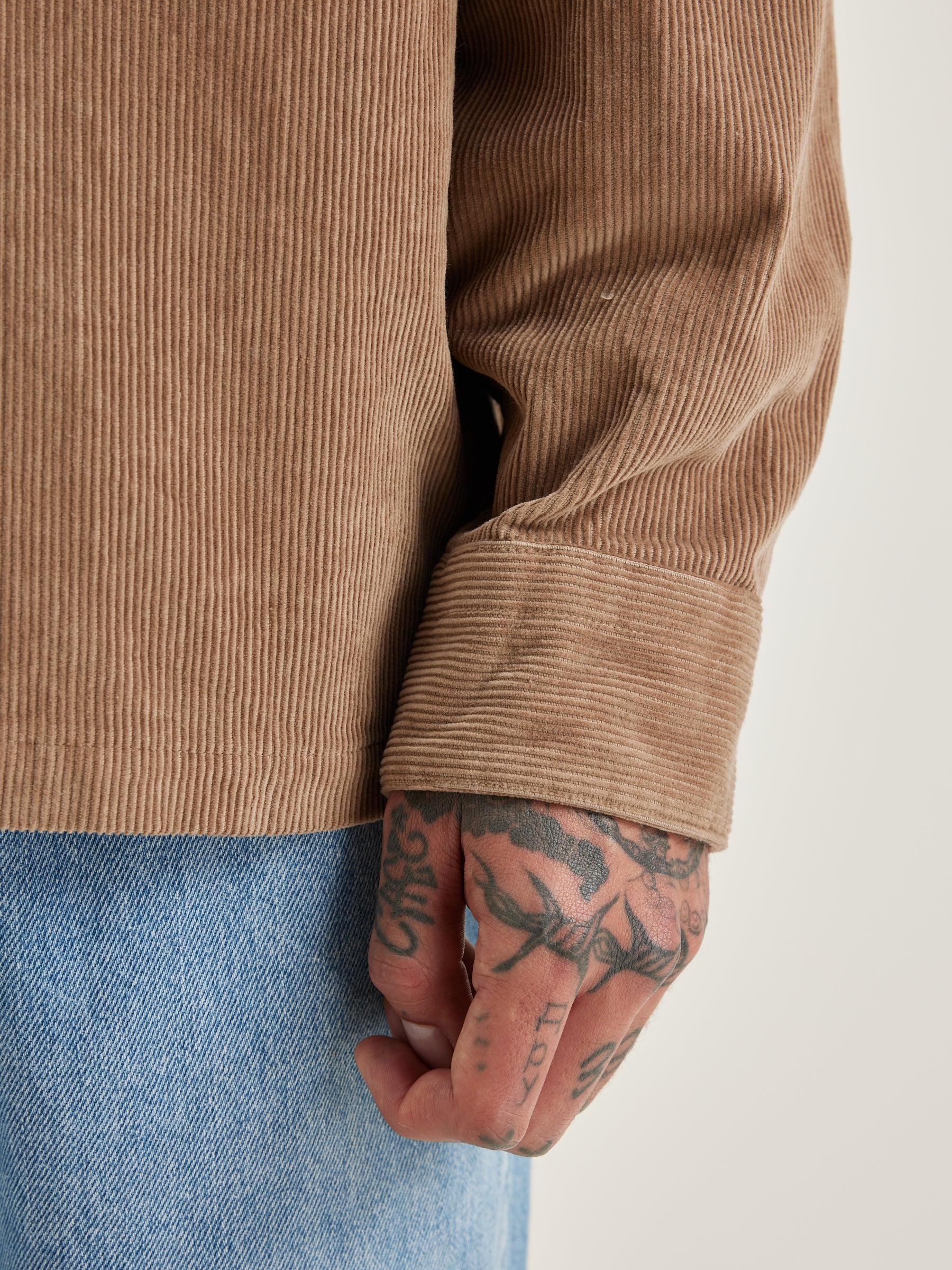 Goney corduroy overshirt (242 / M / WOLF)