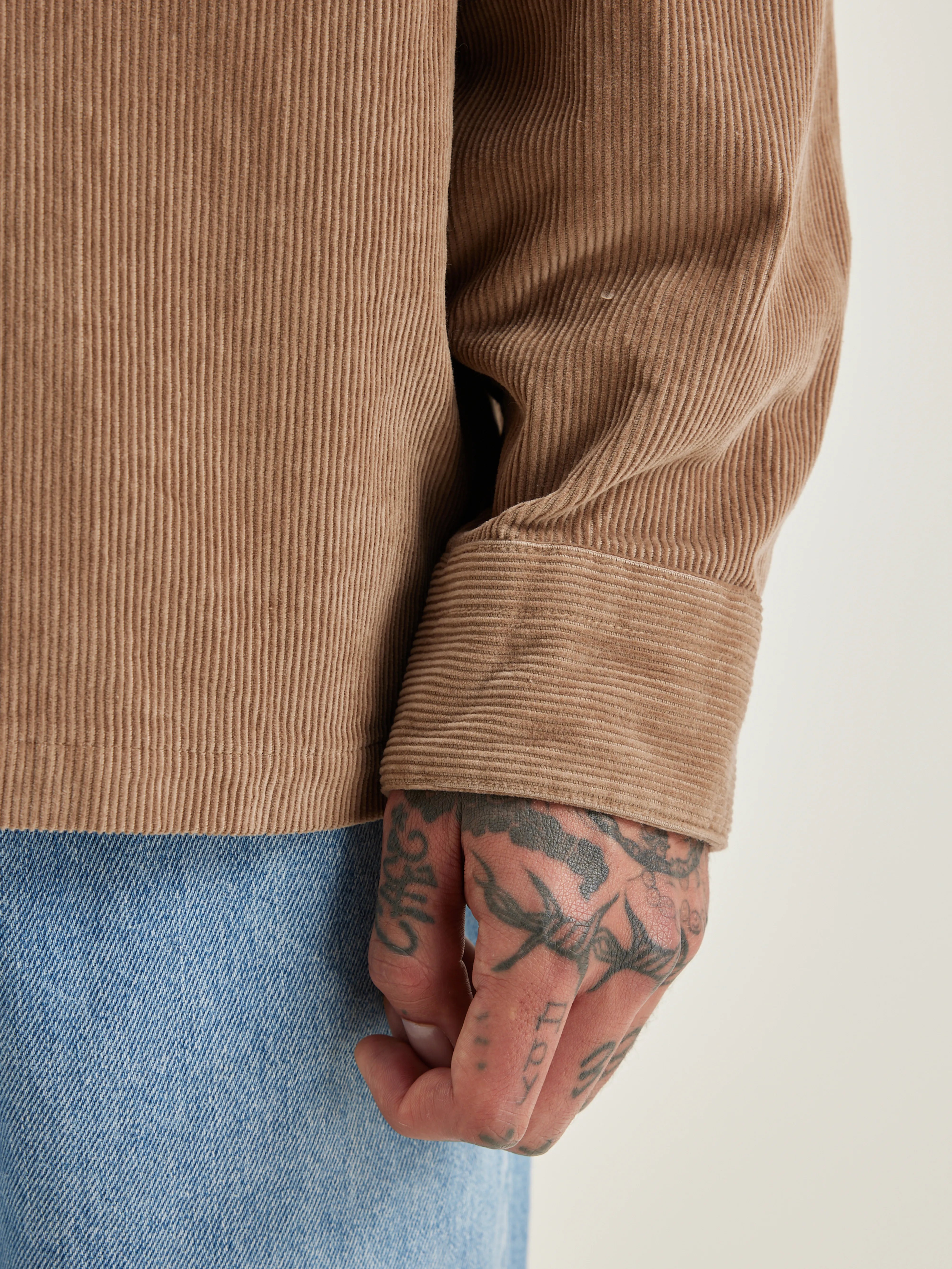 Goney corduroy overshirt (242 / M / WOLF)