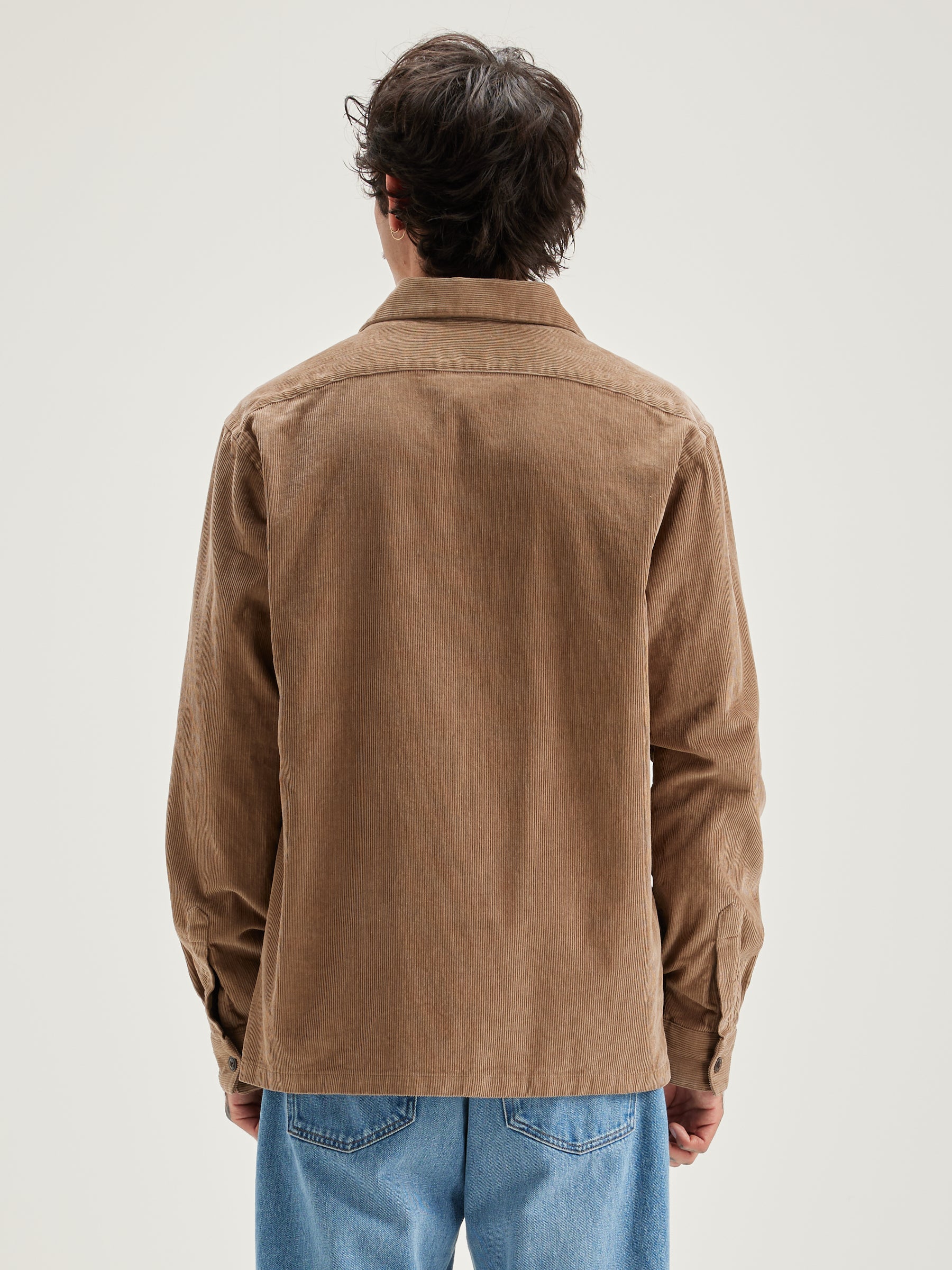 Goney Corduroy Overshirt - Wolf For Men | Bellerose