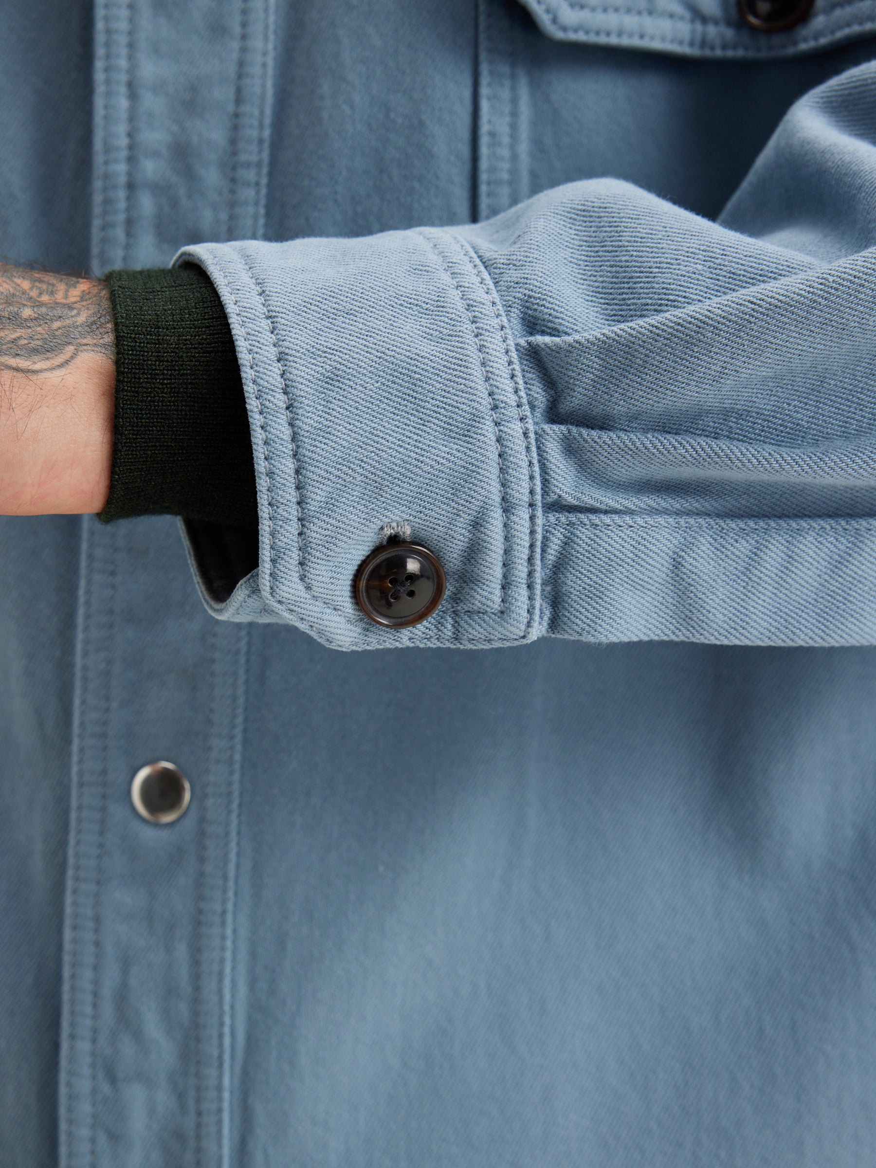 Grown denim overshirt (242 / M / CHAMBRAY)