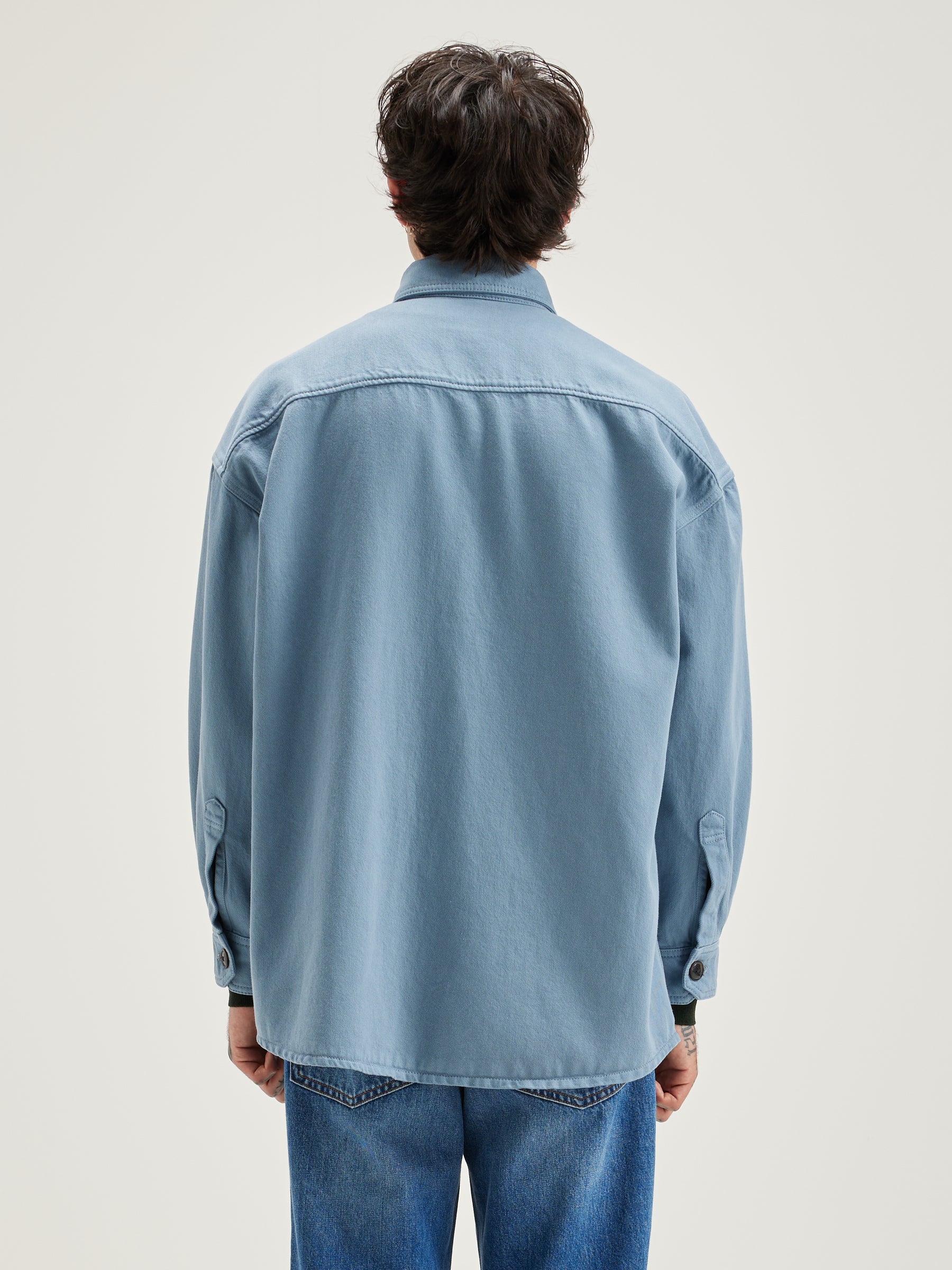 Grown Denim Overshirt - Chambray For Men | Bellerose