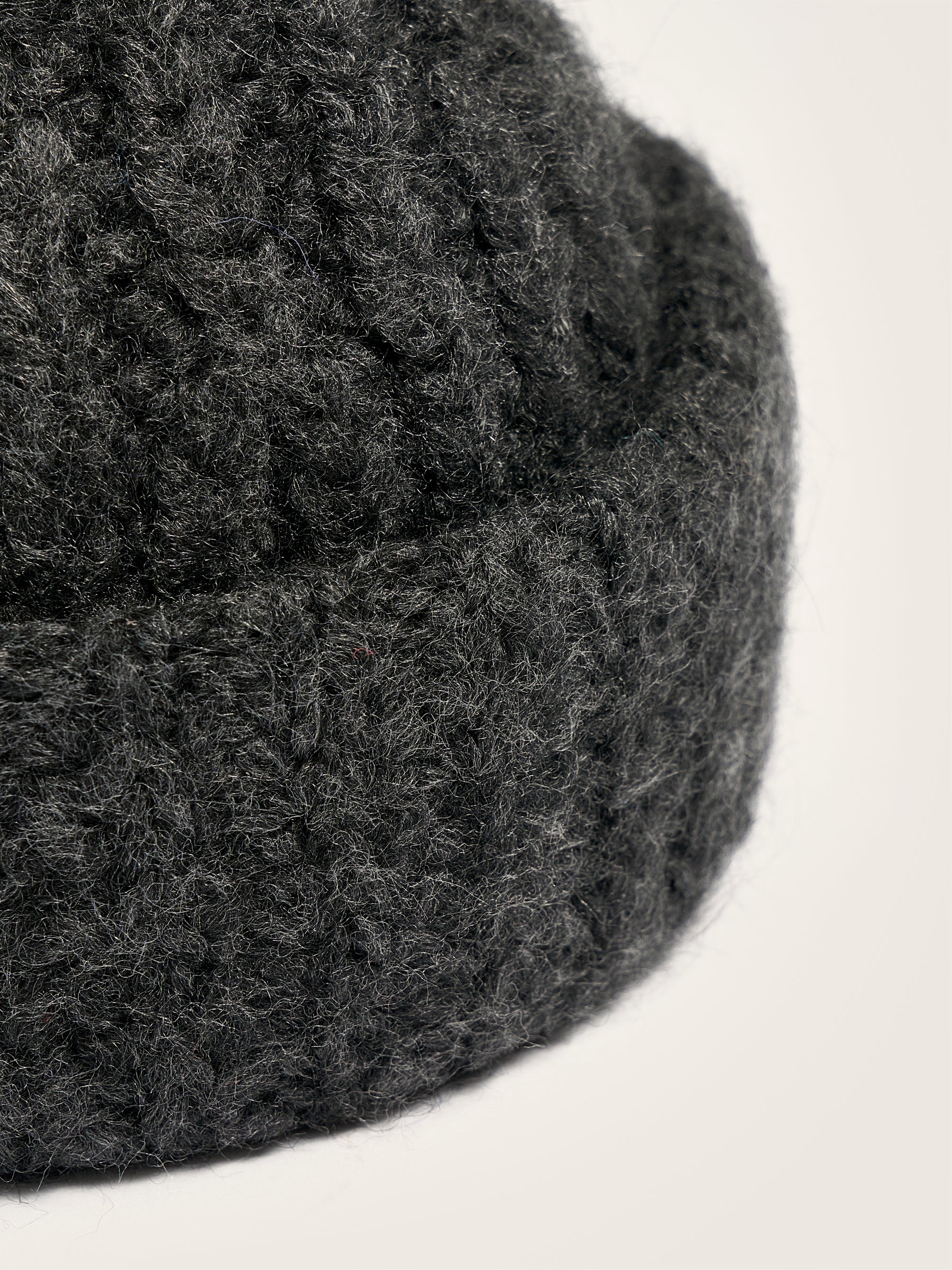 Liote Knitted Hat - Mid grey For Men | Bellerose