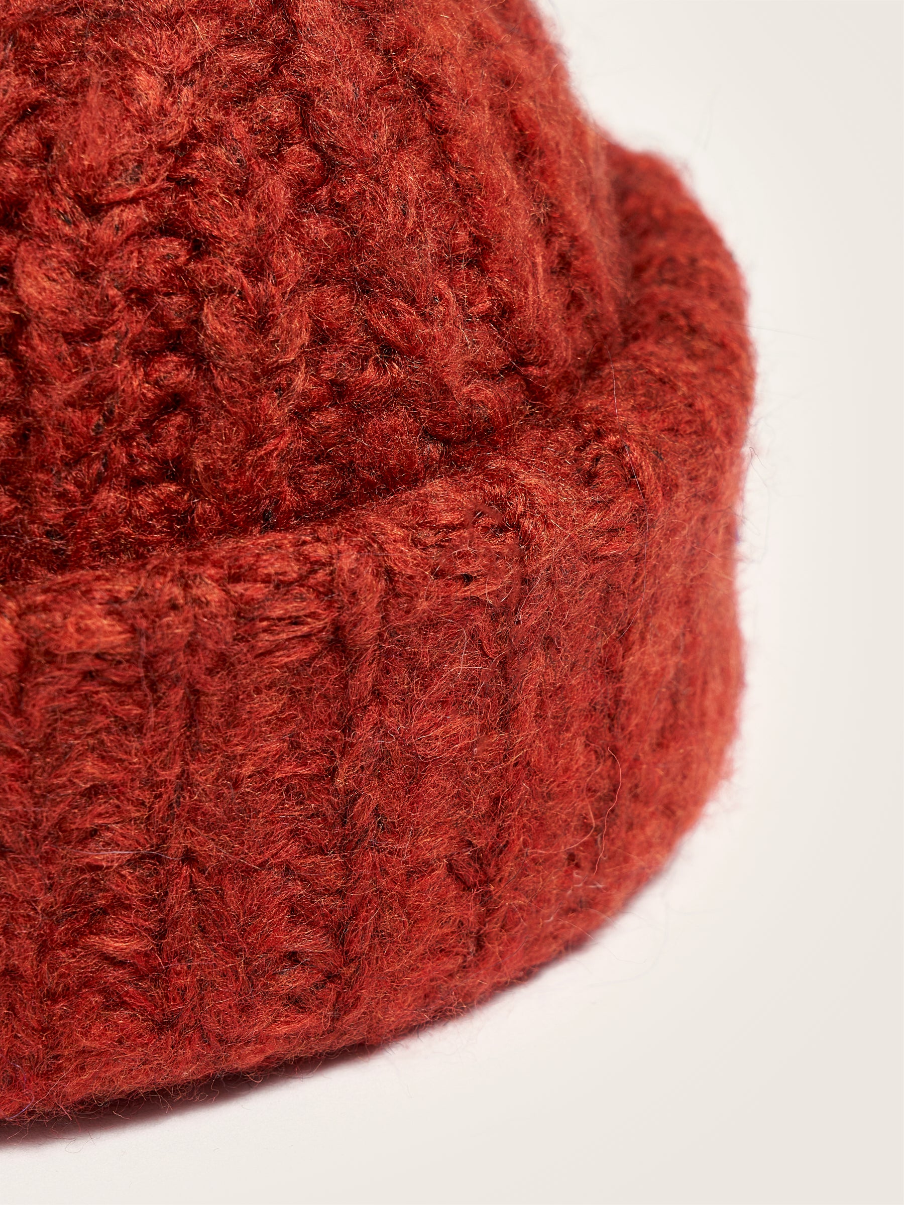 Liote Knitted Hat - Mahogany For Men | Bellerose